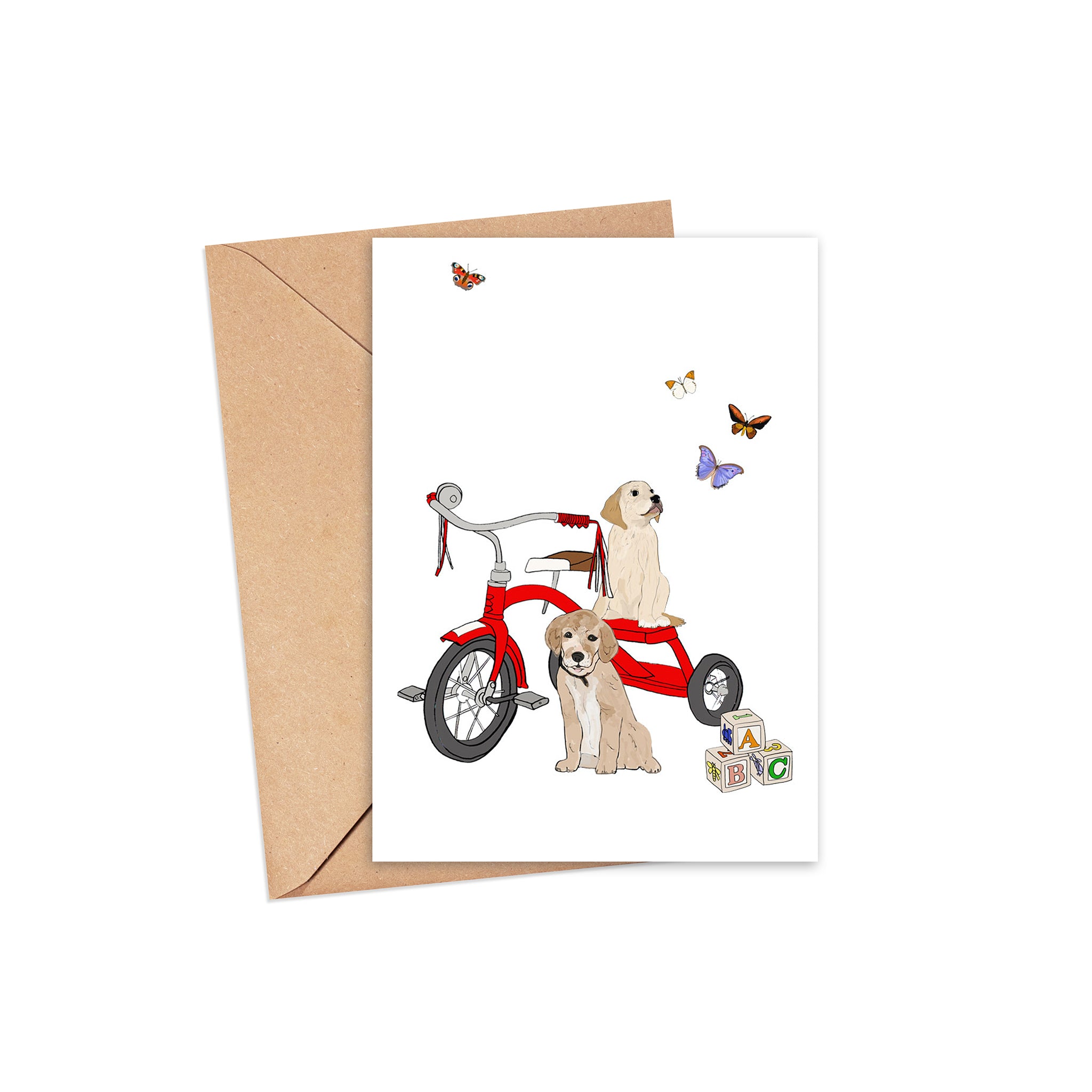 "Puppy Love" Blank Card