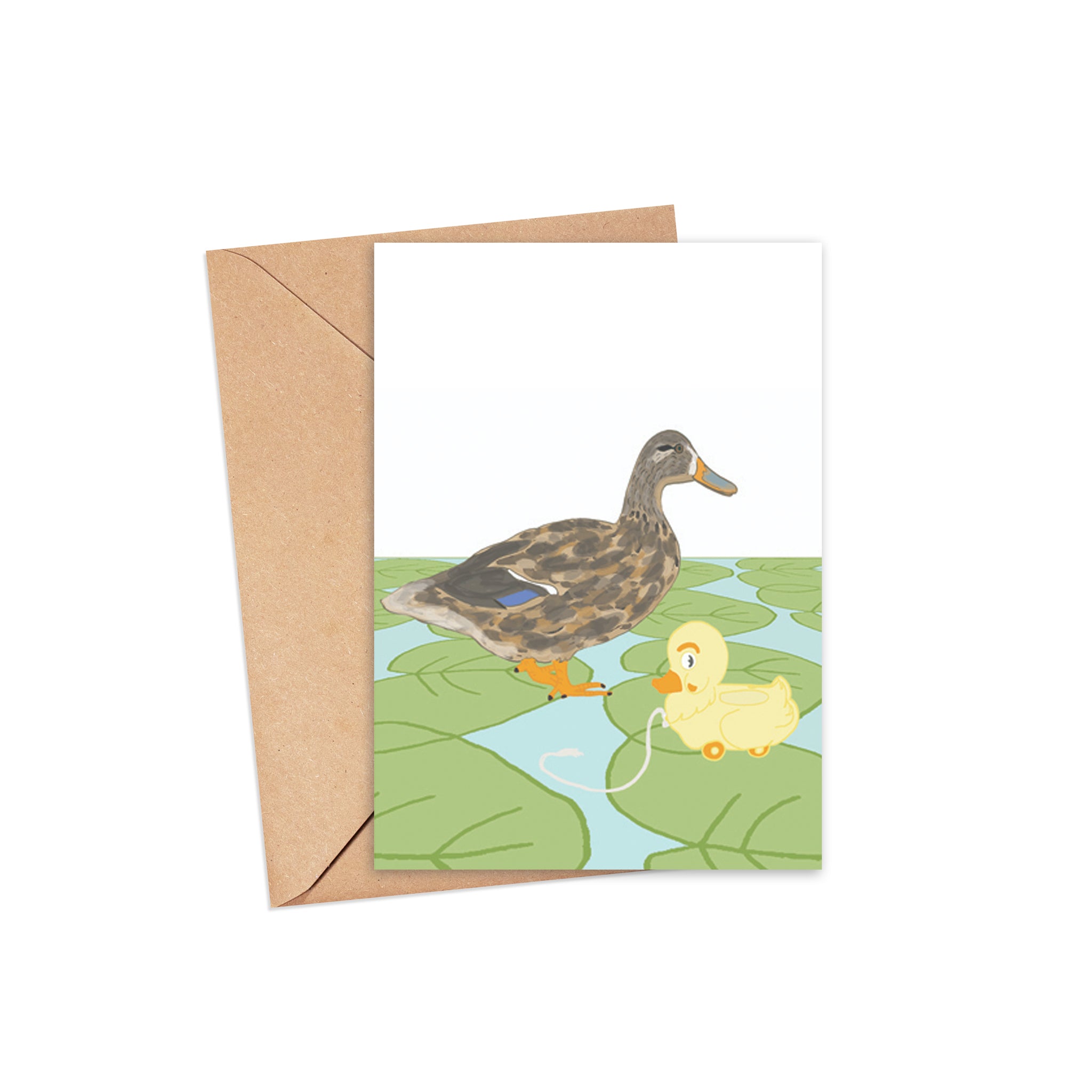 "Did someone say "Quack?" Flat Blank Card