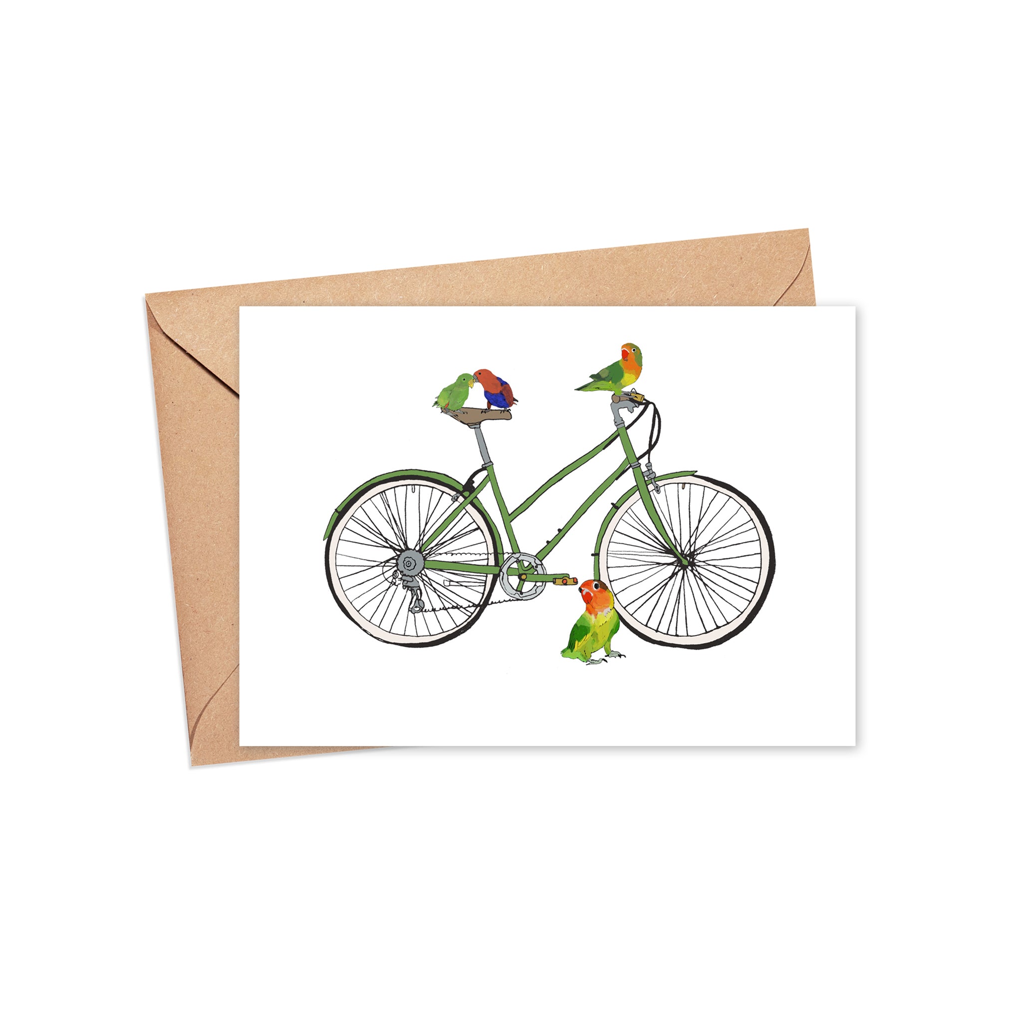 "A little bird told me" Blank Card