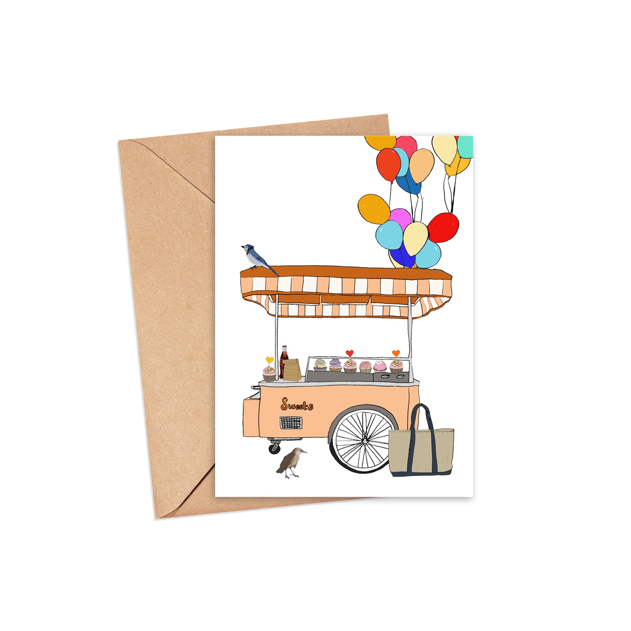 "Treat Yourself" Blank Card