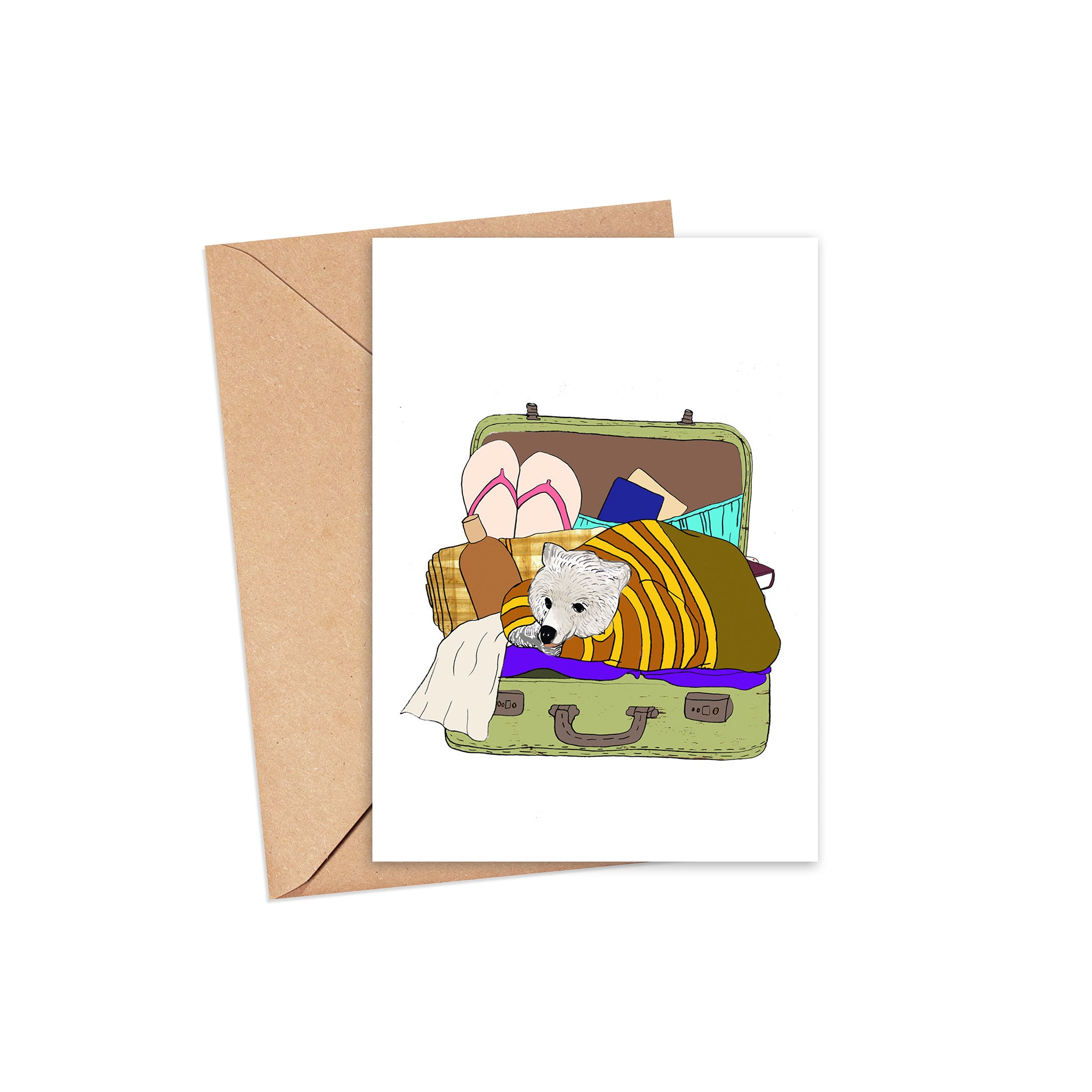 "The Great Escape" Blank Card