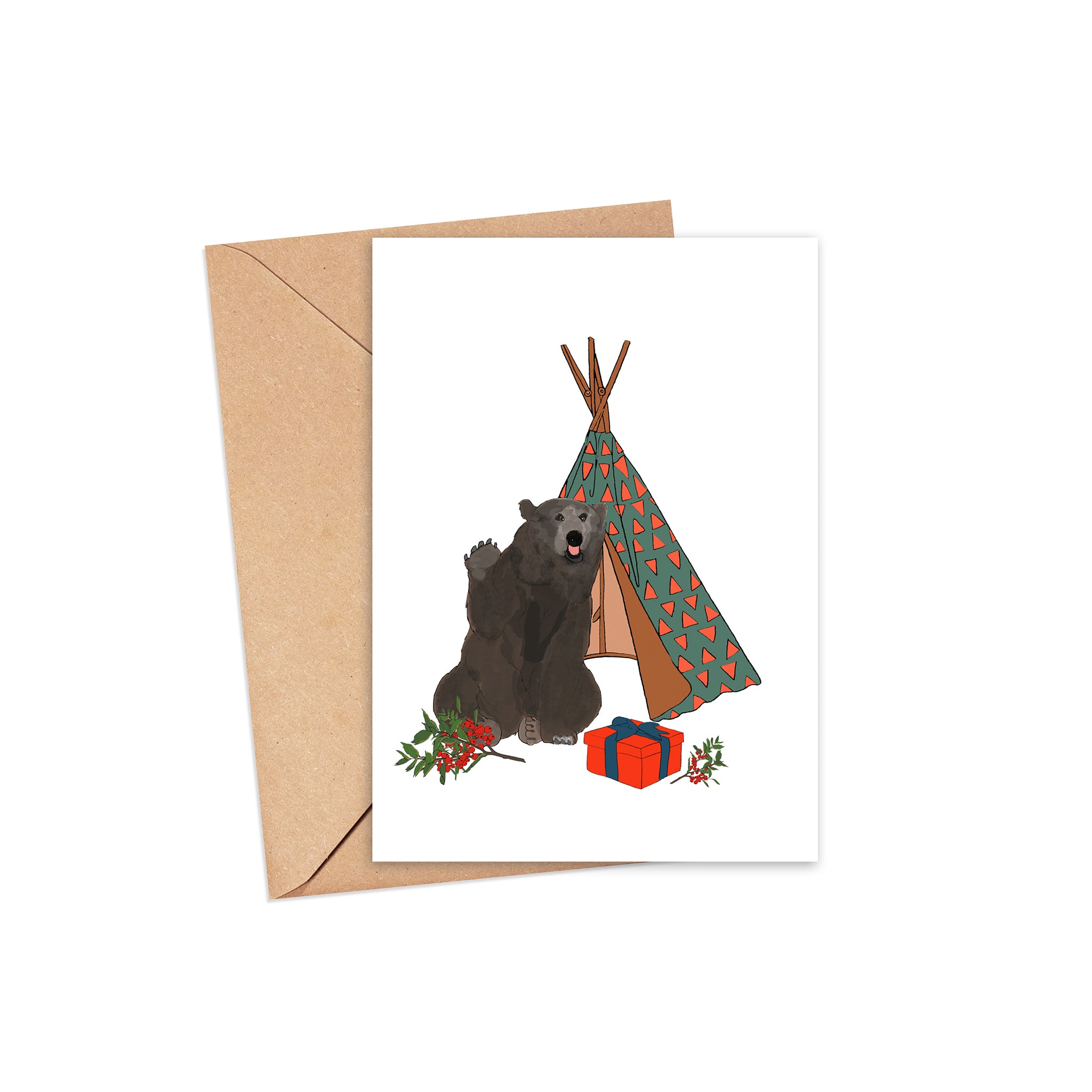 "Bearing Gifts" Blank Card