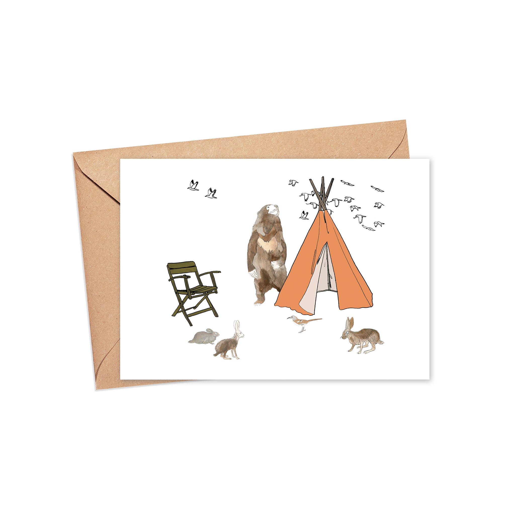 "While you were out" Blank Card