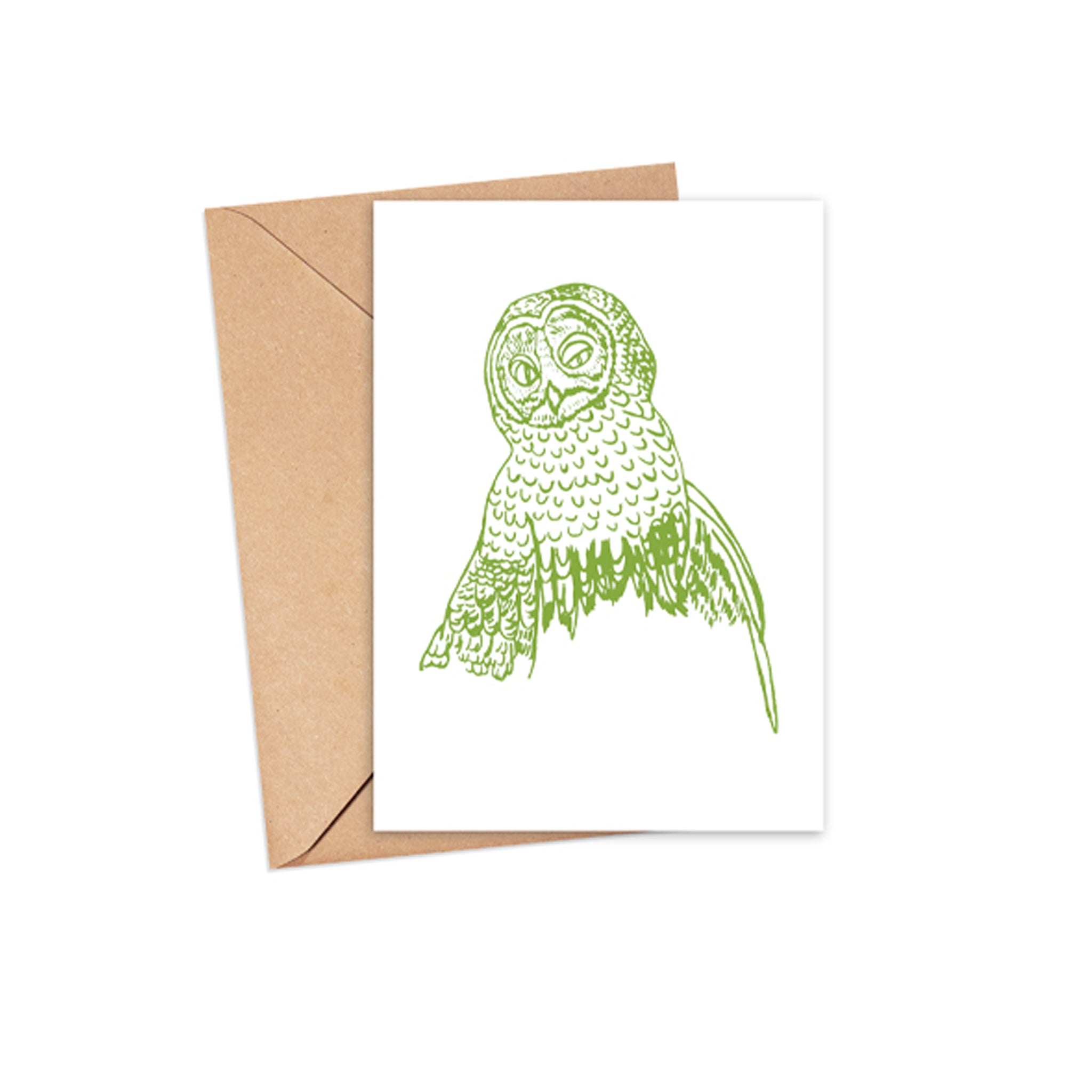"Winking Owl" Blank Card