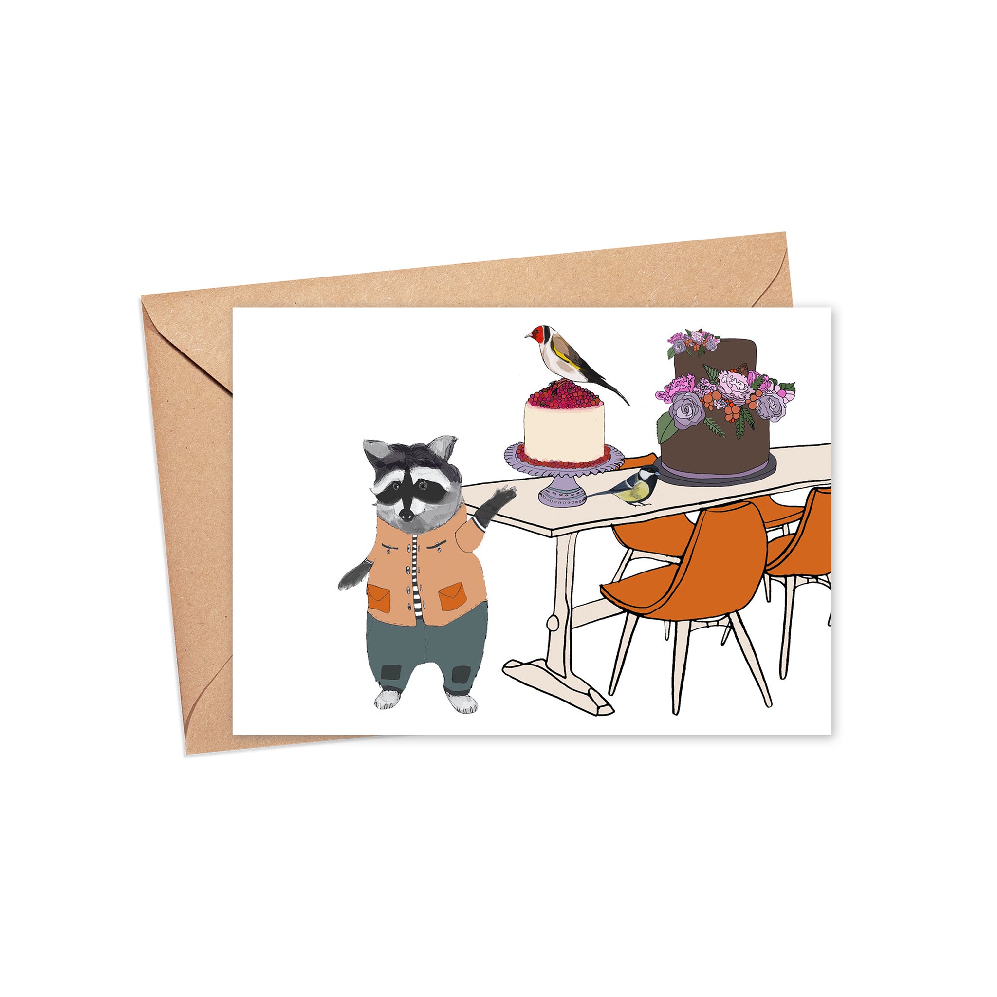 "Let's get wild" Blank Card