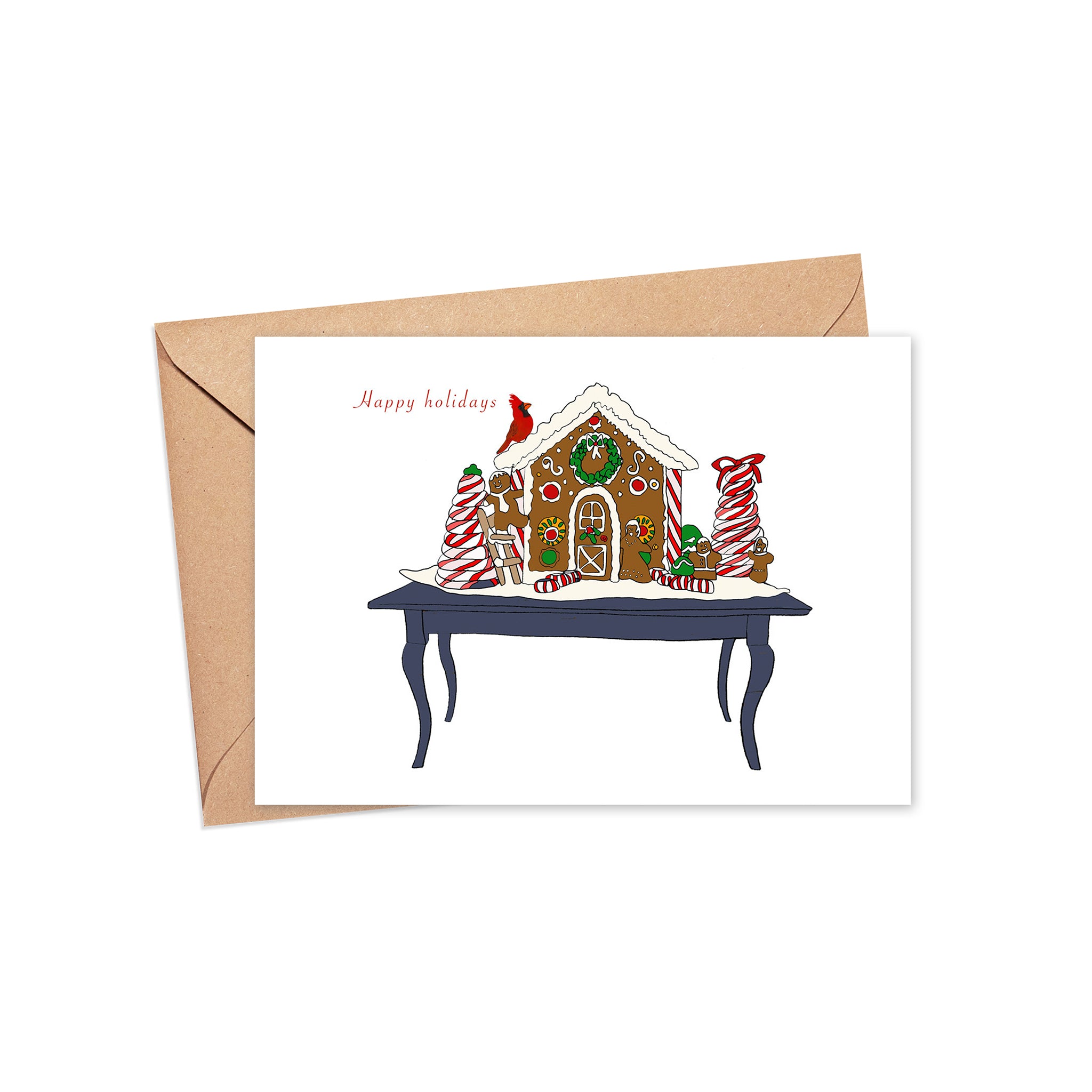 "May your home be merry and sweet" blank card