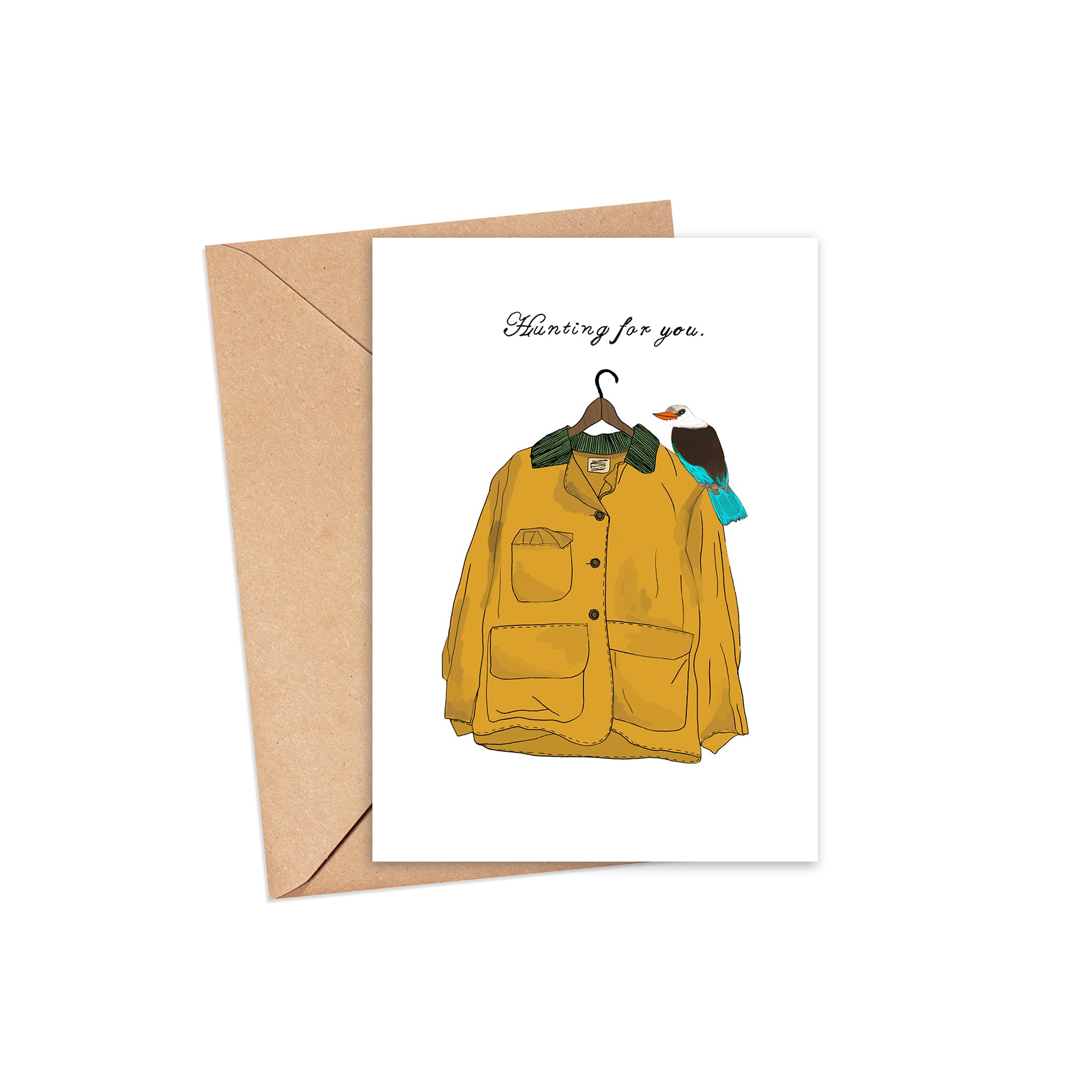 "Hunting for you" Blank Card