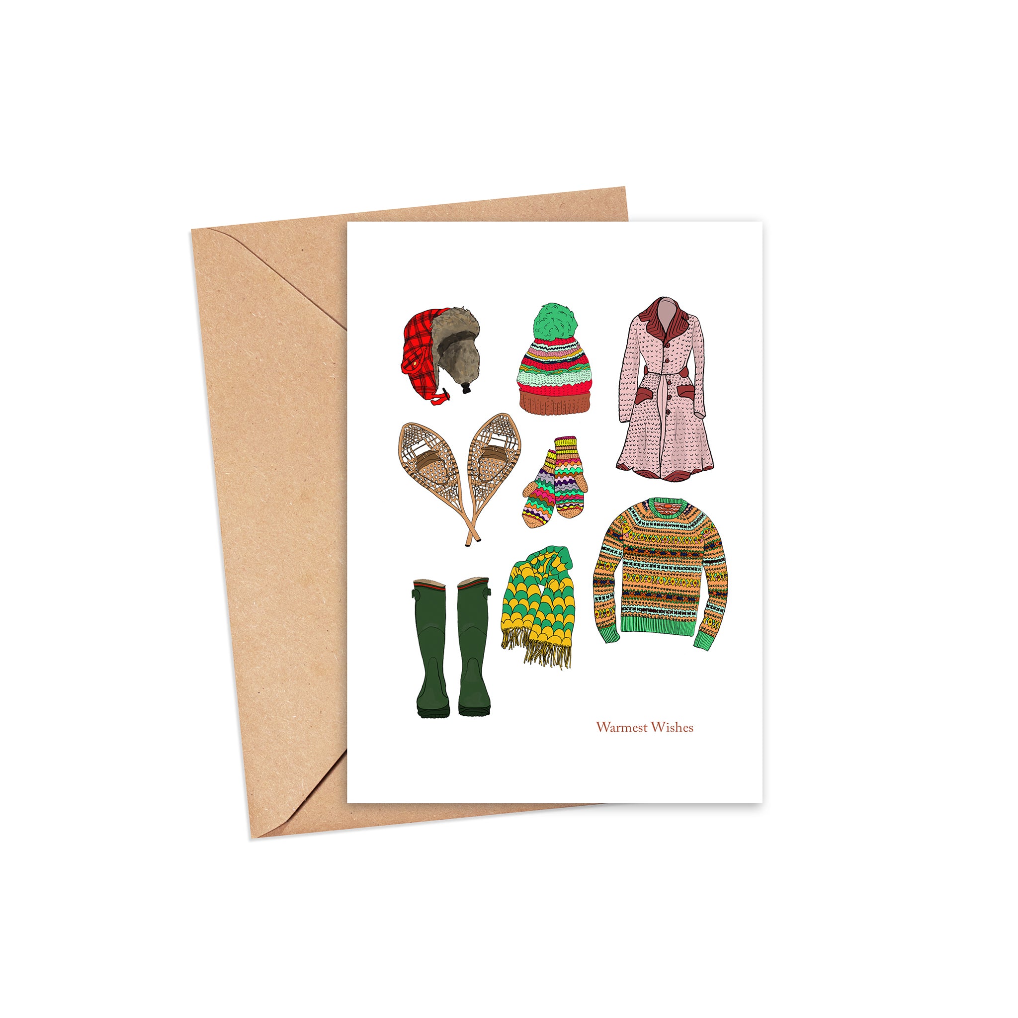"Warmest wishes" Blank Card