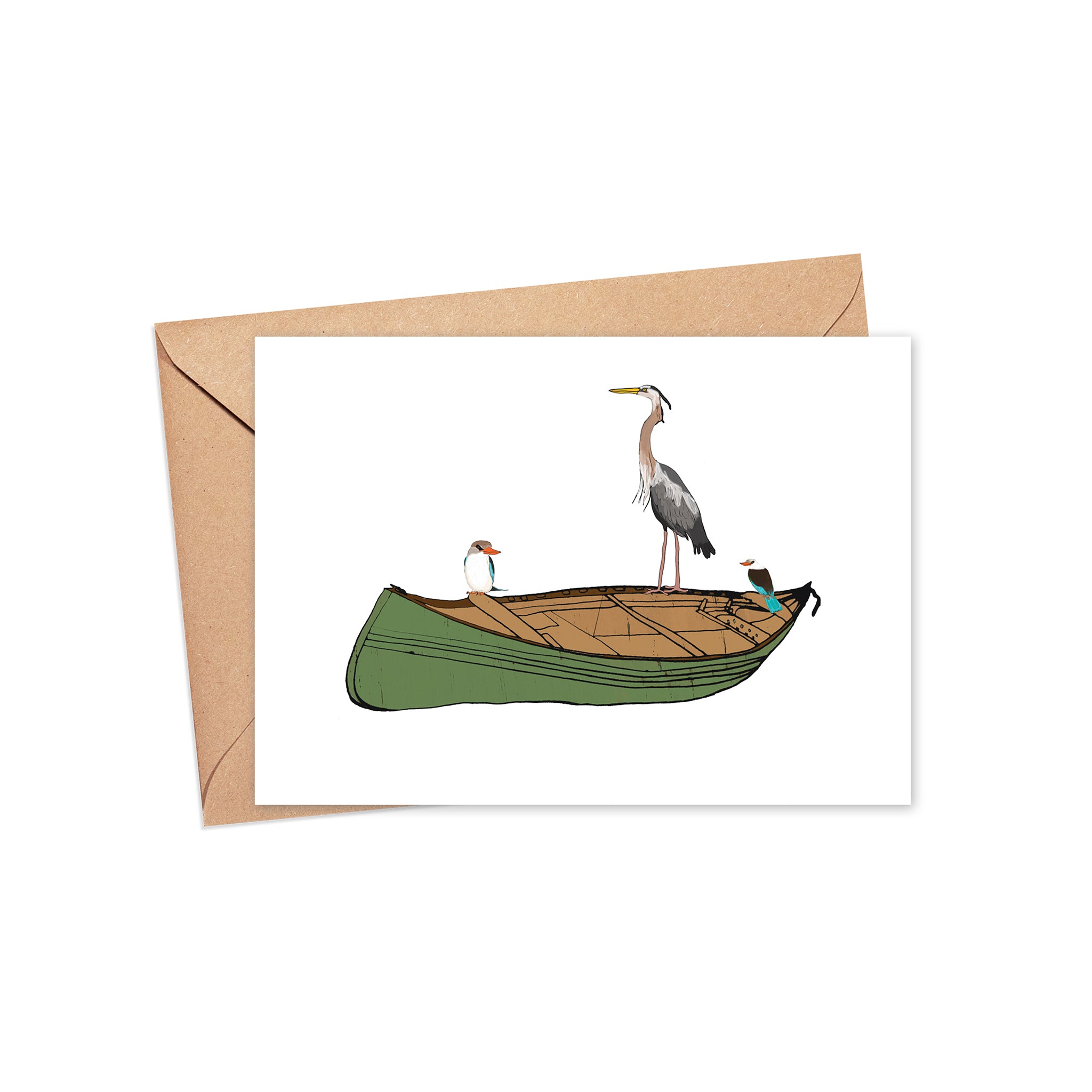 "Let's rock the boat" Blank Card