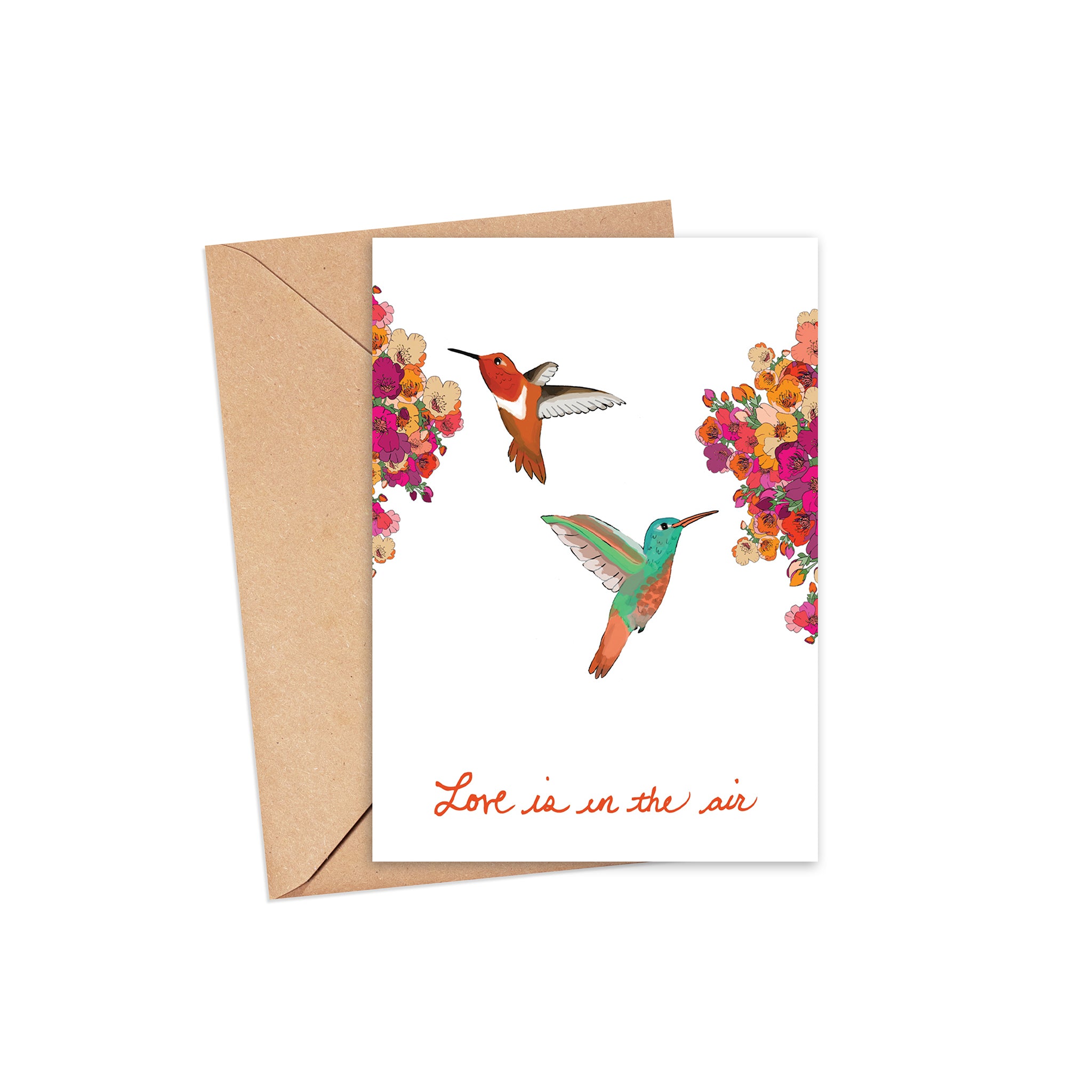 "Love is in the air" Blank Card
