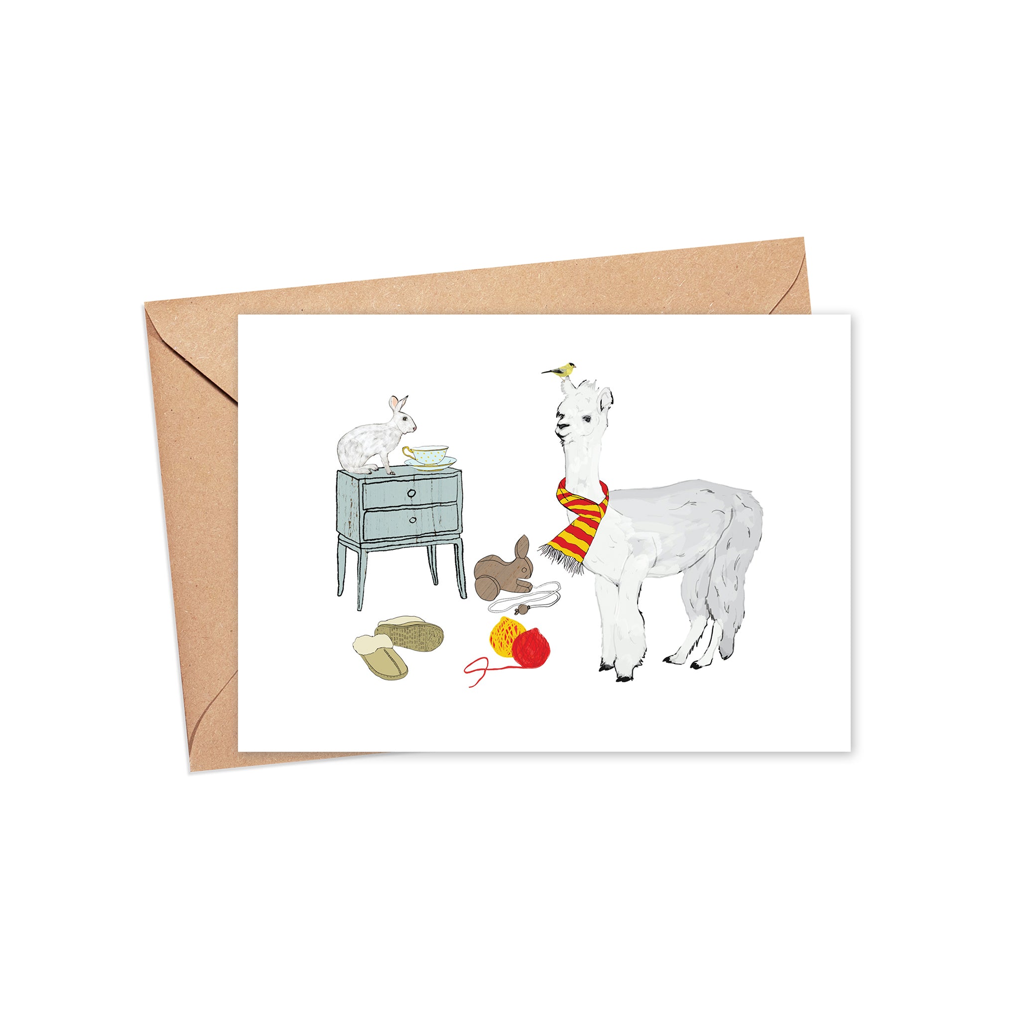 "Close Knit" Blank Card