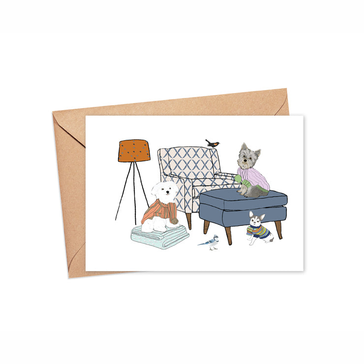 Tight Knit Blank Card