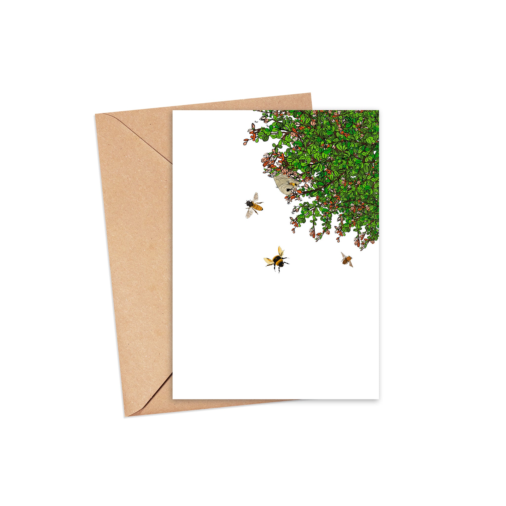 "Thanks for bee-ing you" Blank Card