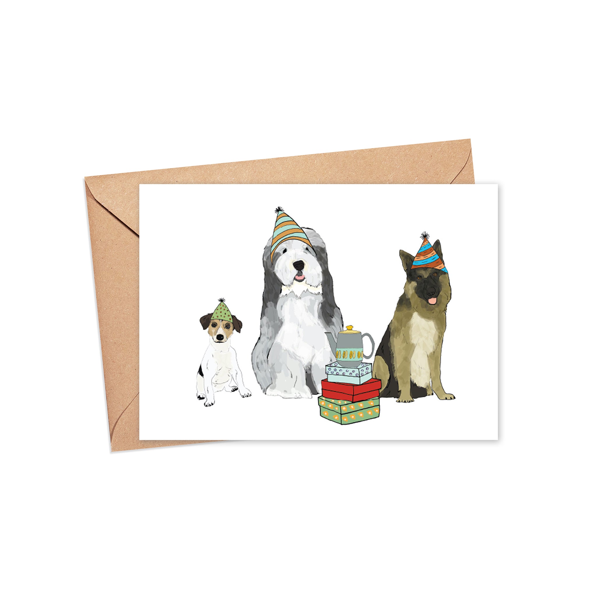 "Glad you are apart of the pack" Blank Card