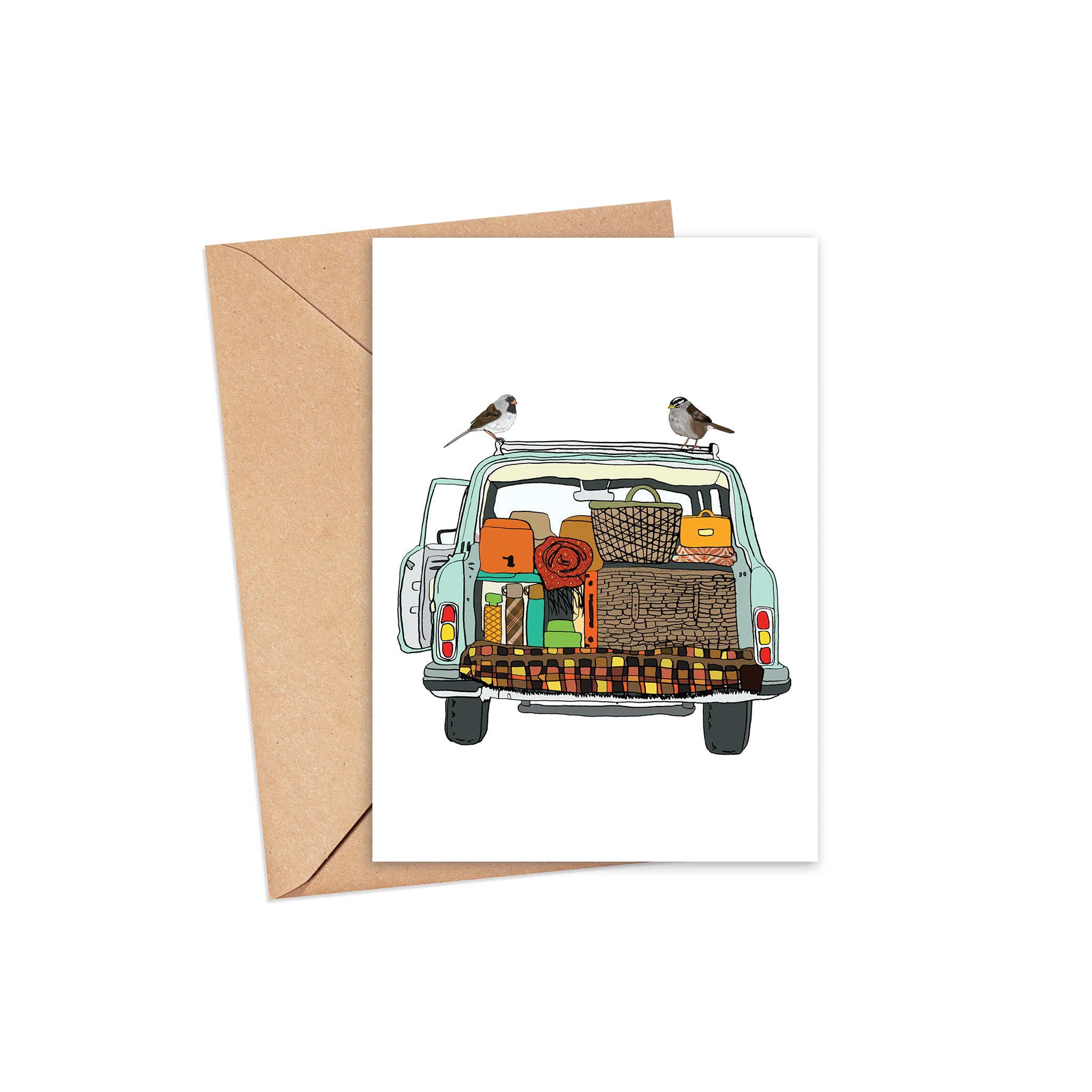 "Going on a journey" Blank Card