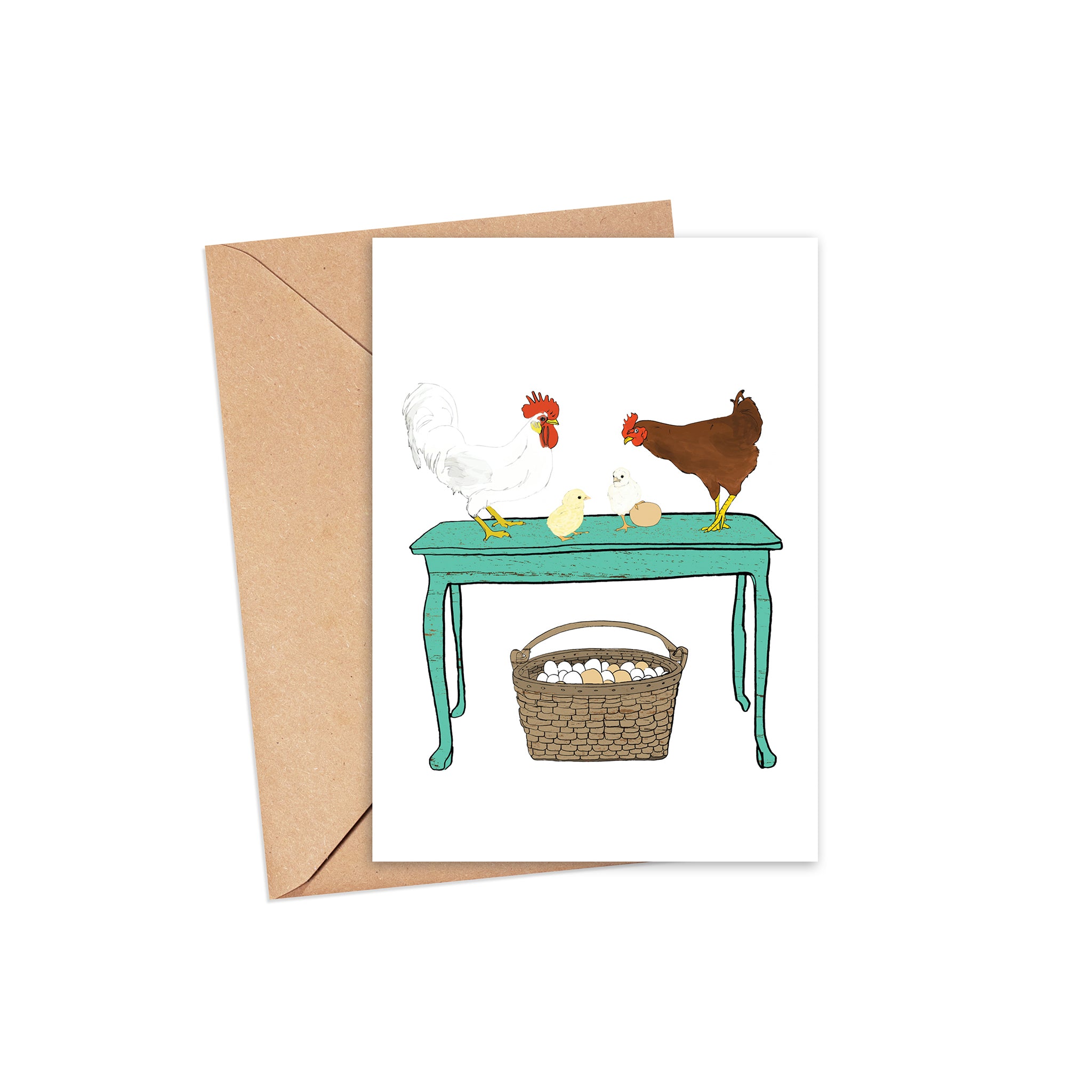 "Something great is about to be hatched" Blank Card