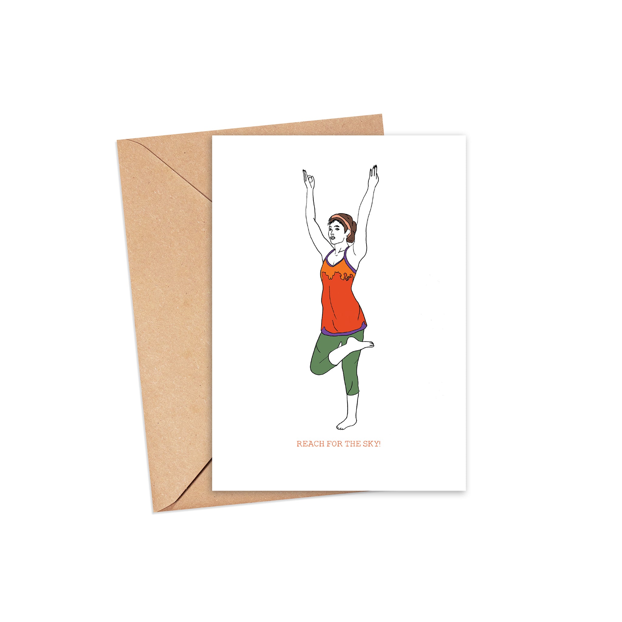 "Reach for the sky" Blank Card