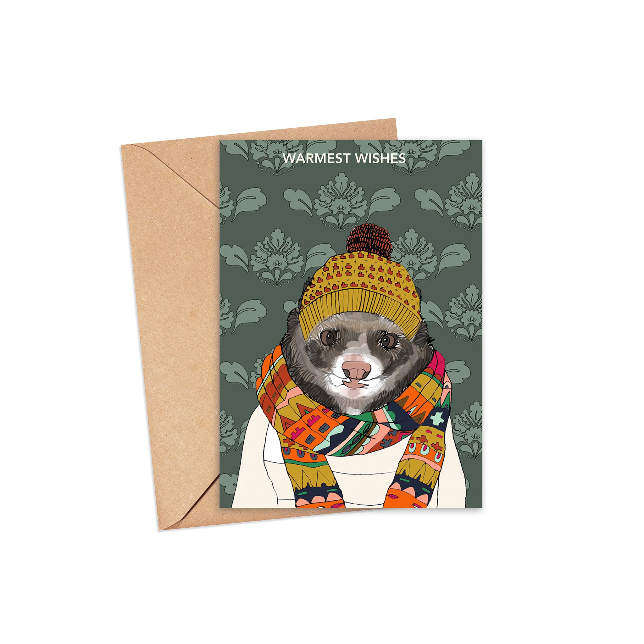 "Warmest Wishes" Blank Card