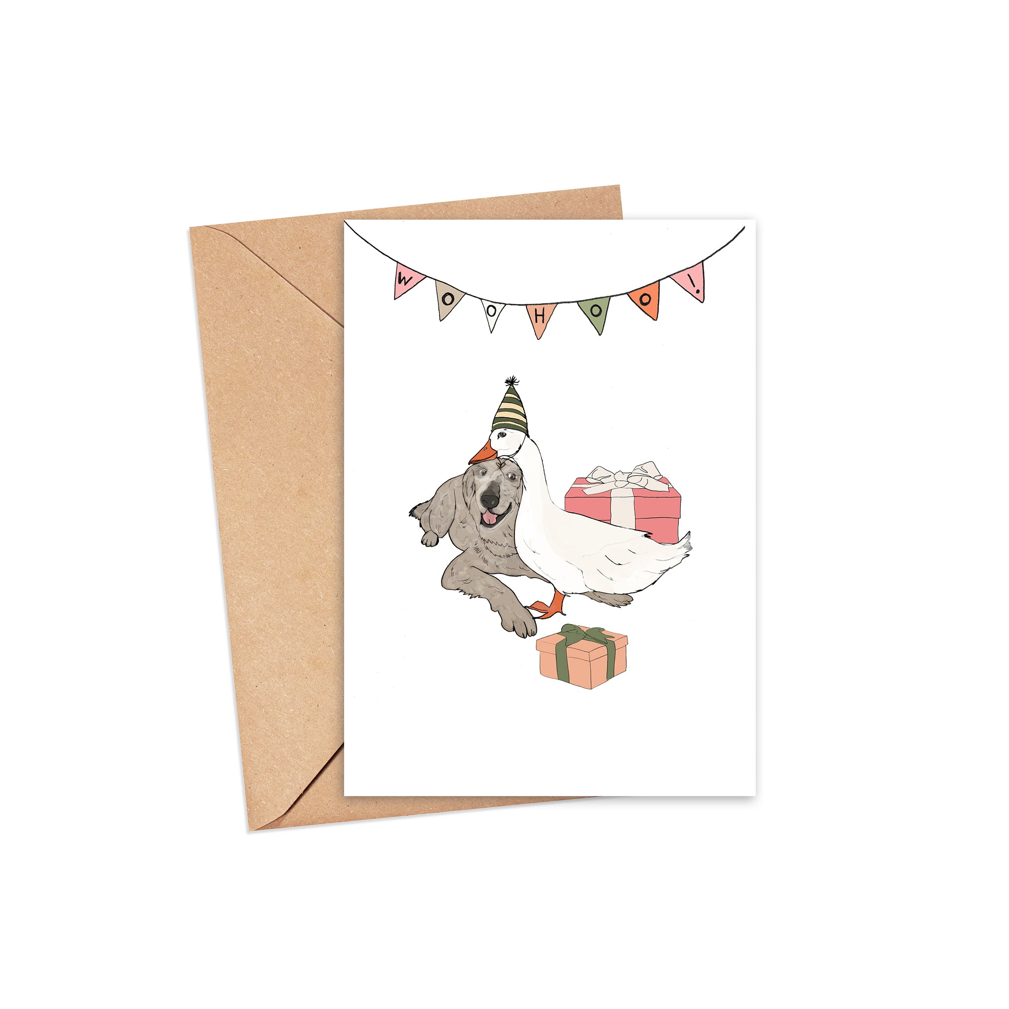 "Woohoo" Blank Card