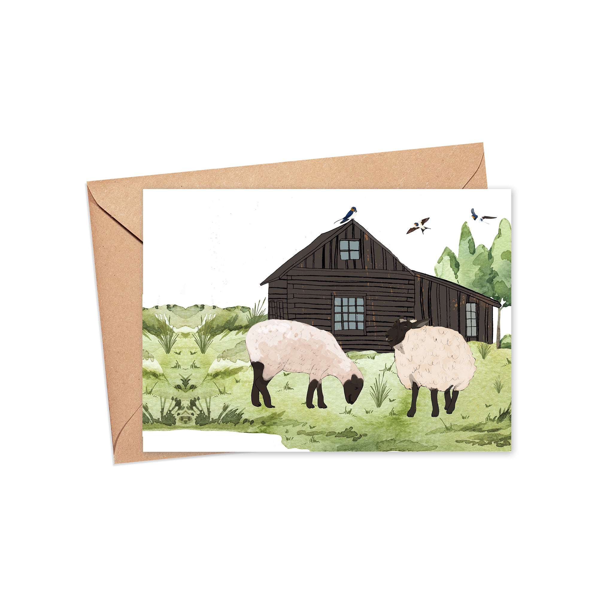 "Let's Graze Together" Blank Card