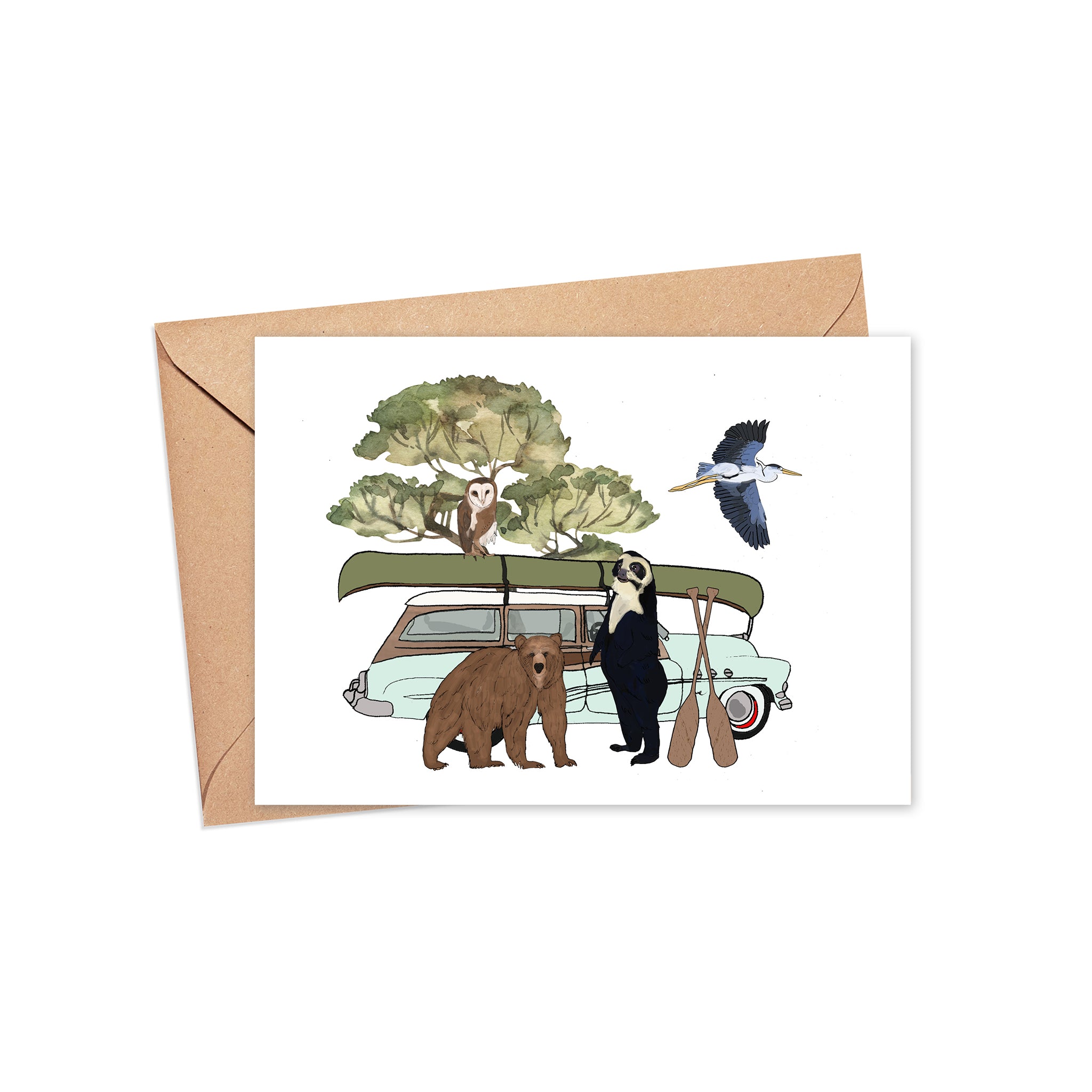 "Go the extra mile" Blank Card