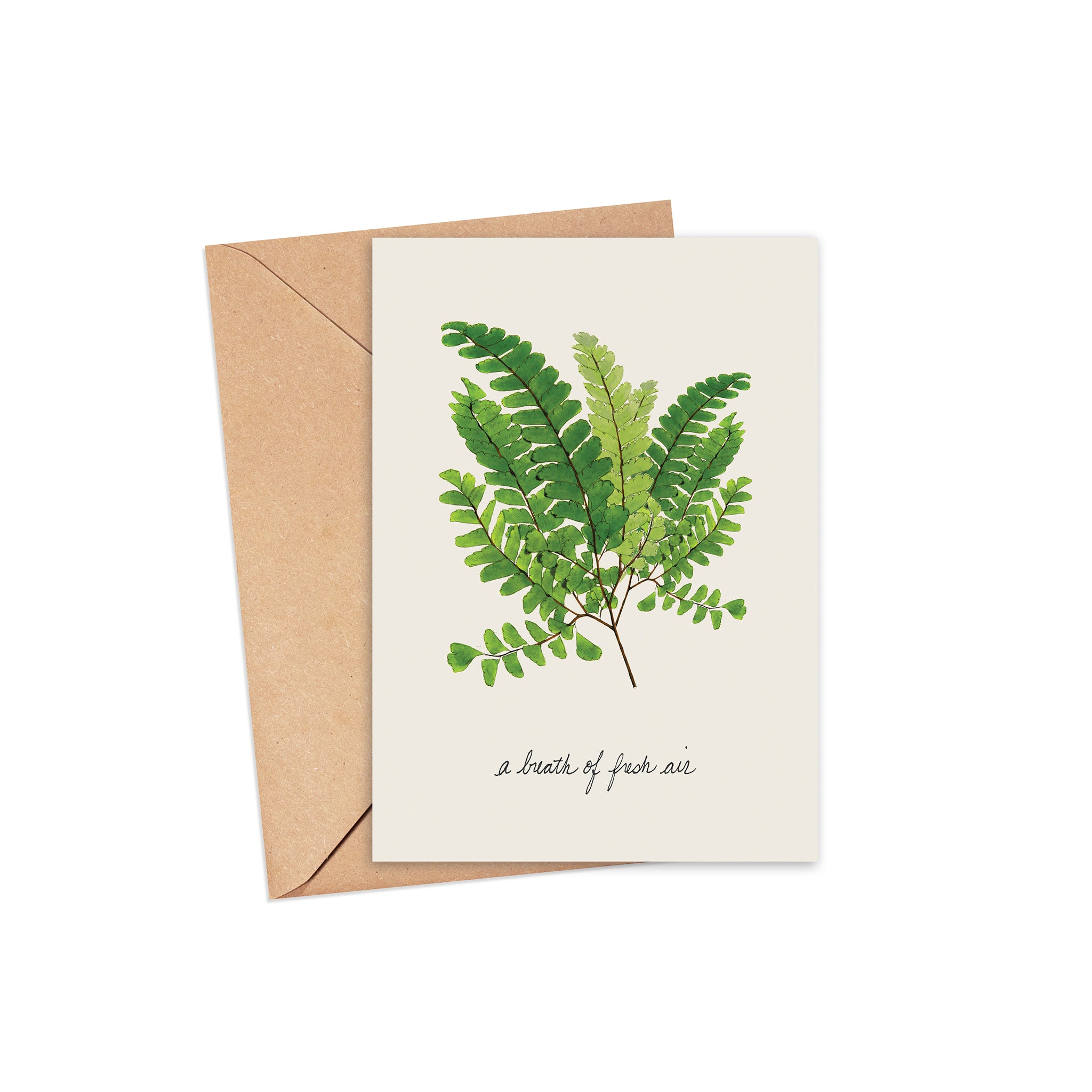 "A breath of fresh air" Blank Card
