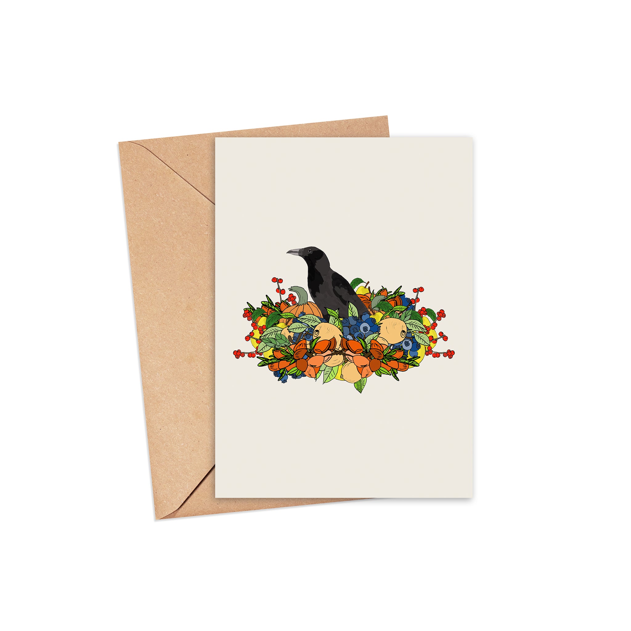 "Let's forage together" Blank Card