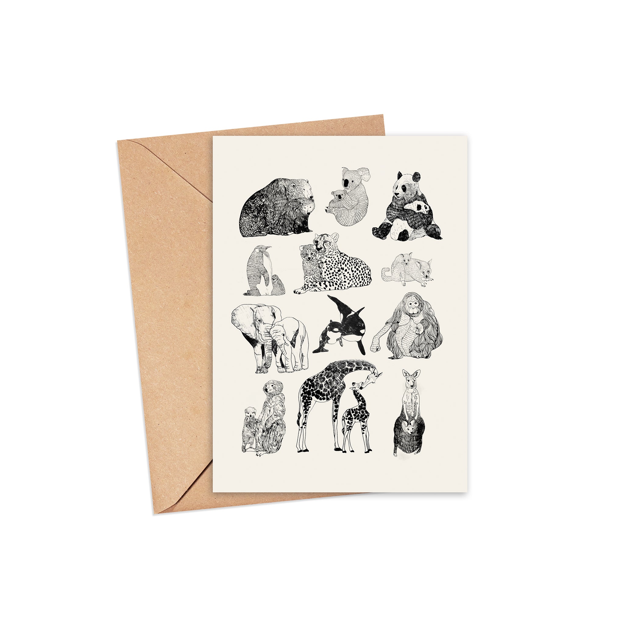"Families stick together" Blank Card