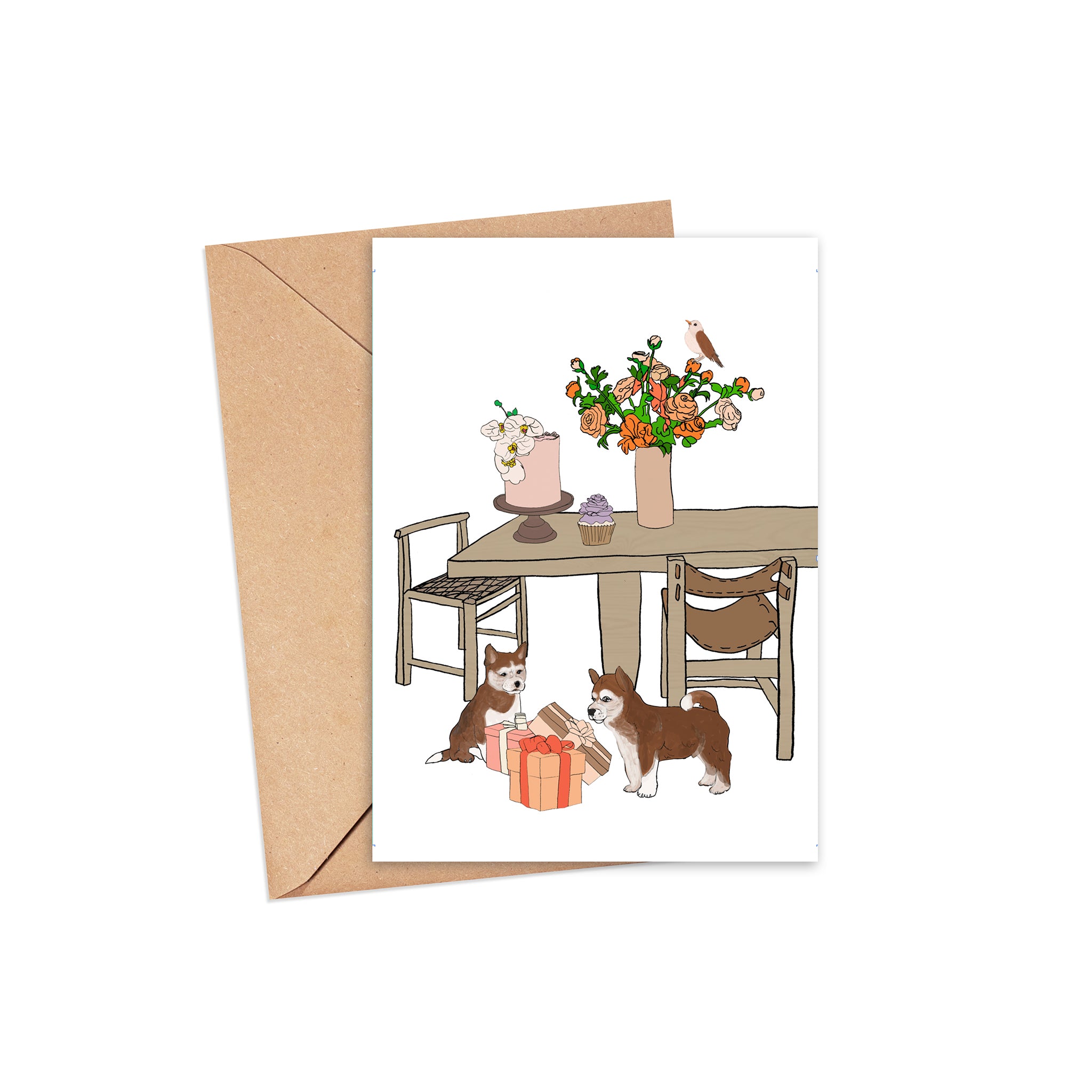 "Have your cake and eat it too" Blank Card