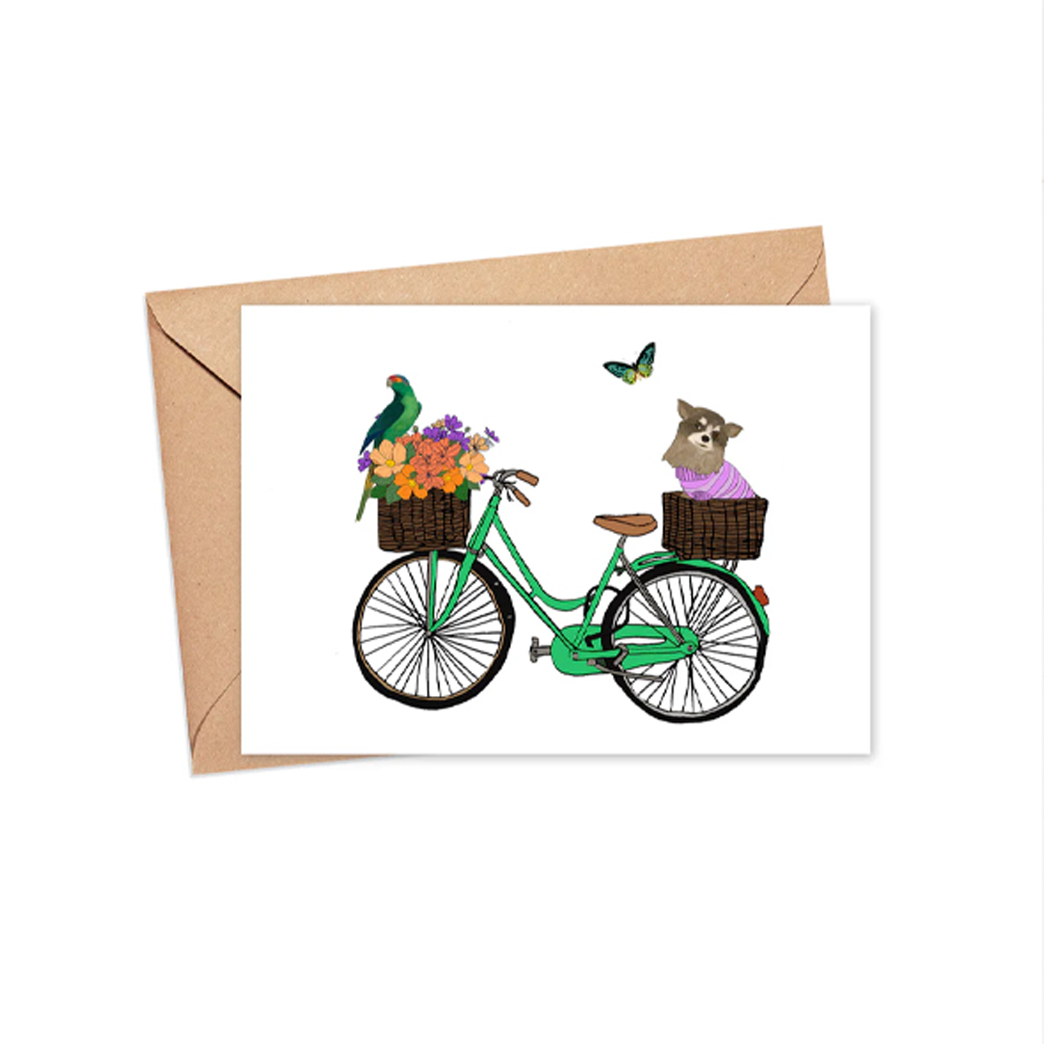 "Ride and Shine" Blank Card