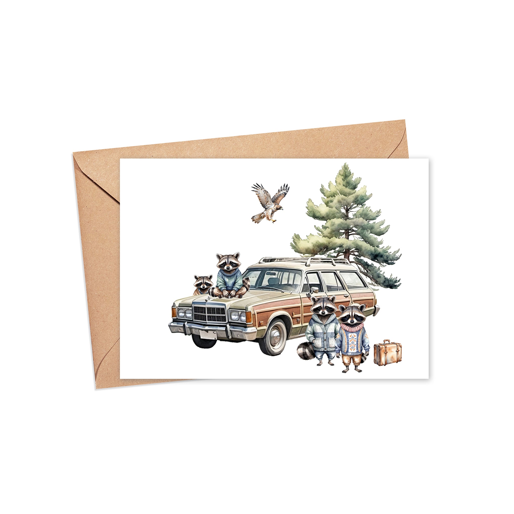 "Let's get into trouble" Blank Card
