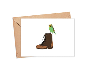 "Boot" Blank Card