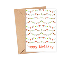 "Happy Birthday" Blank Card