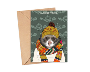 "Warmest Wishes" Blank Card