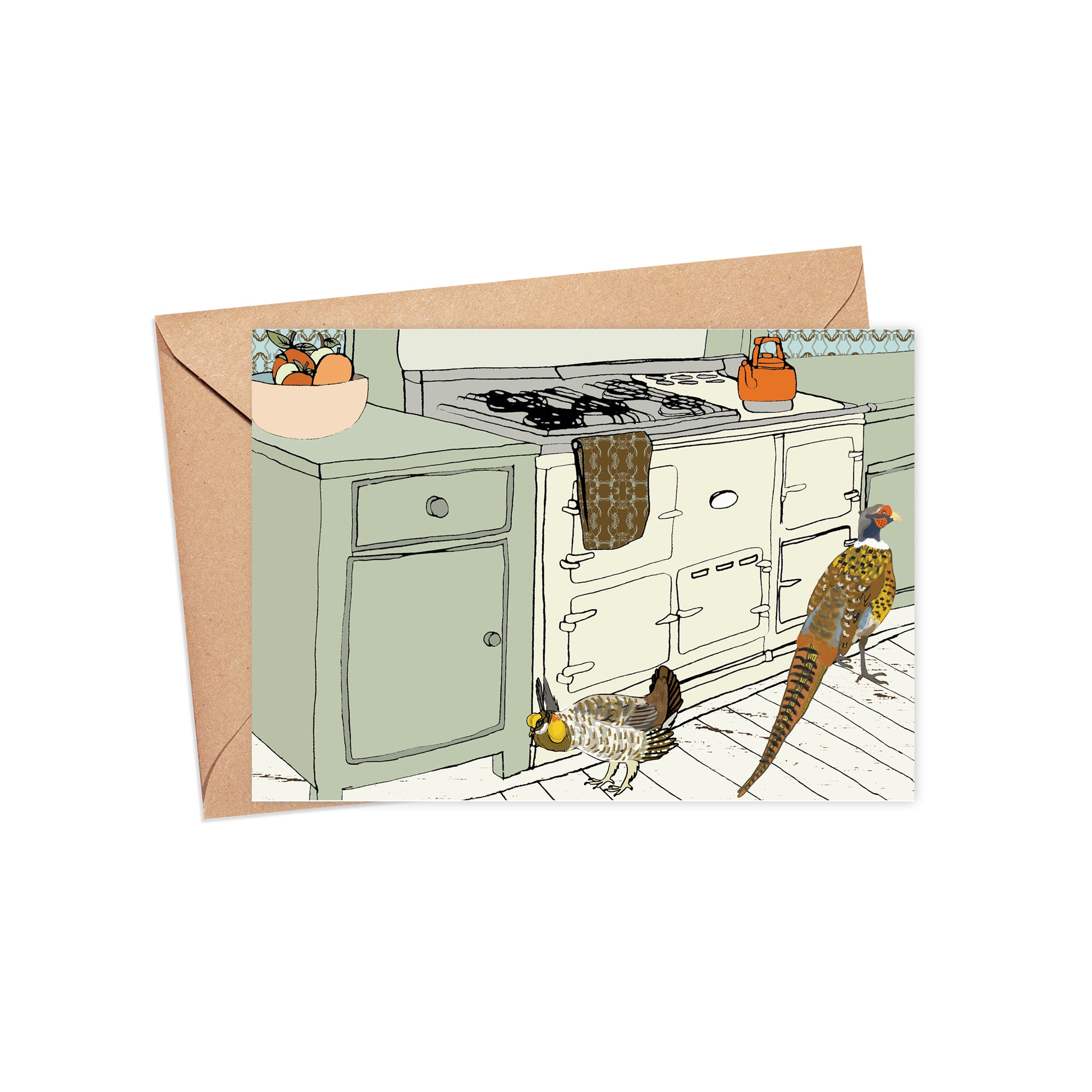 "Prairie Kitchen" Blank Card