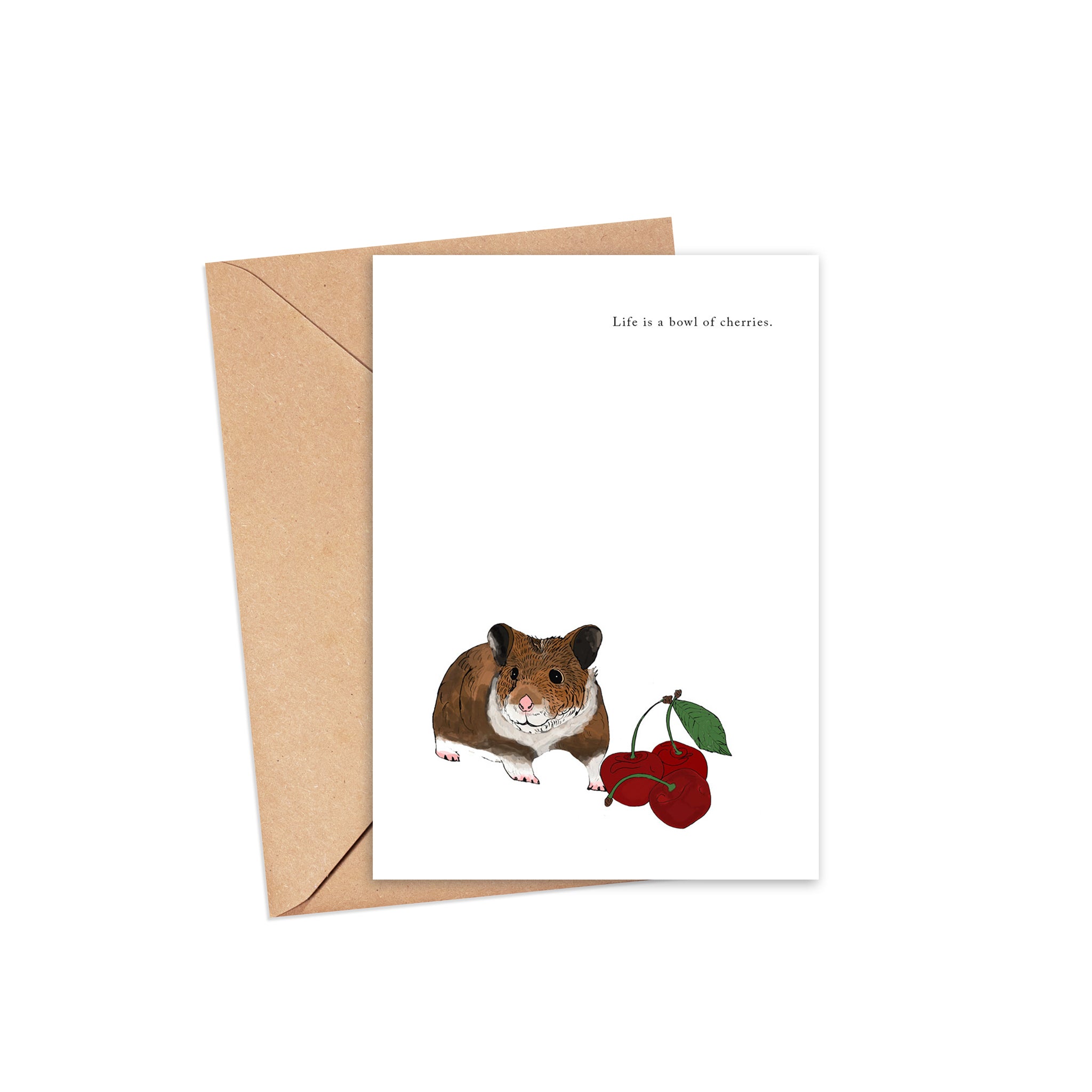 "Cherry picked" Blank Card