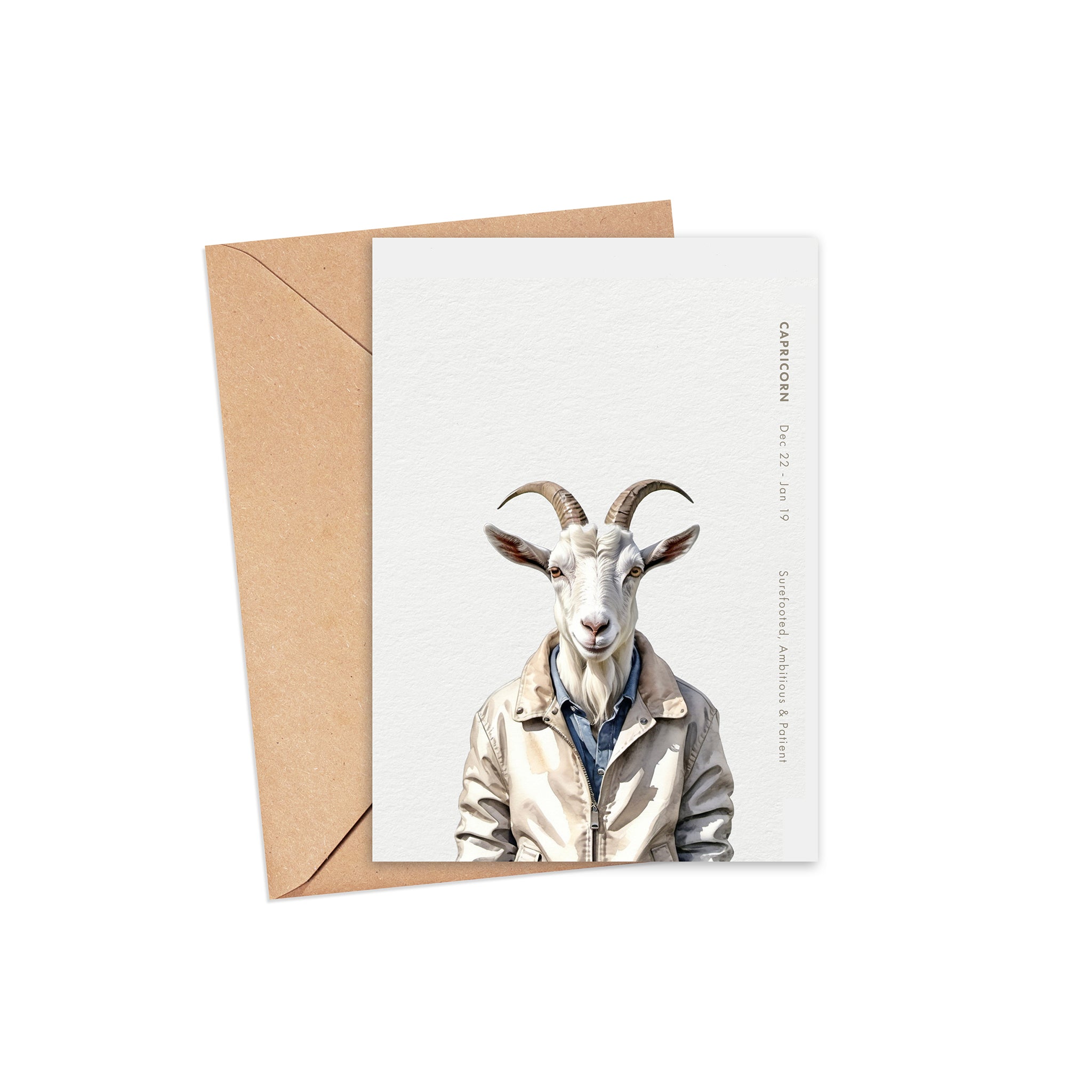 "Capricorn" Horoscope Card