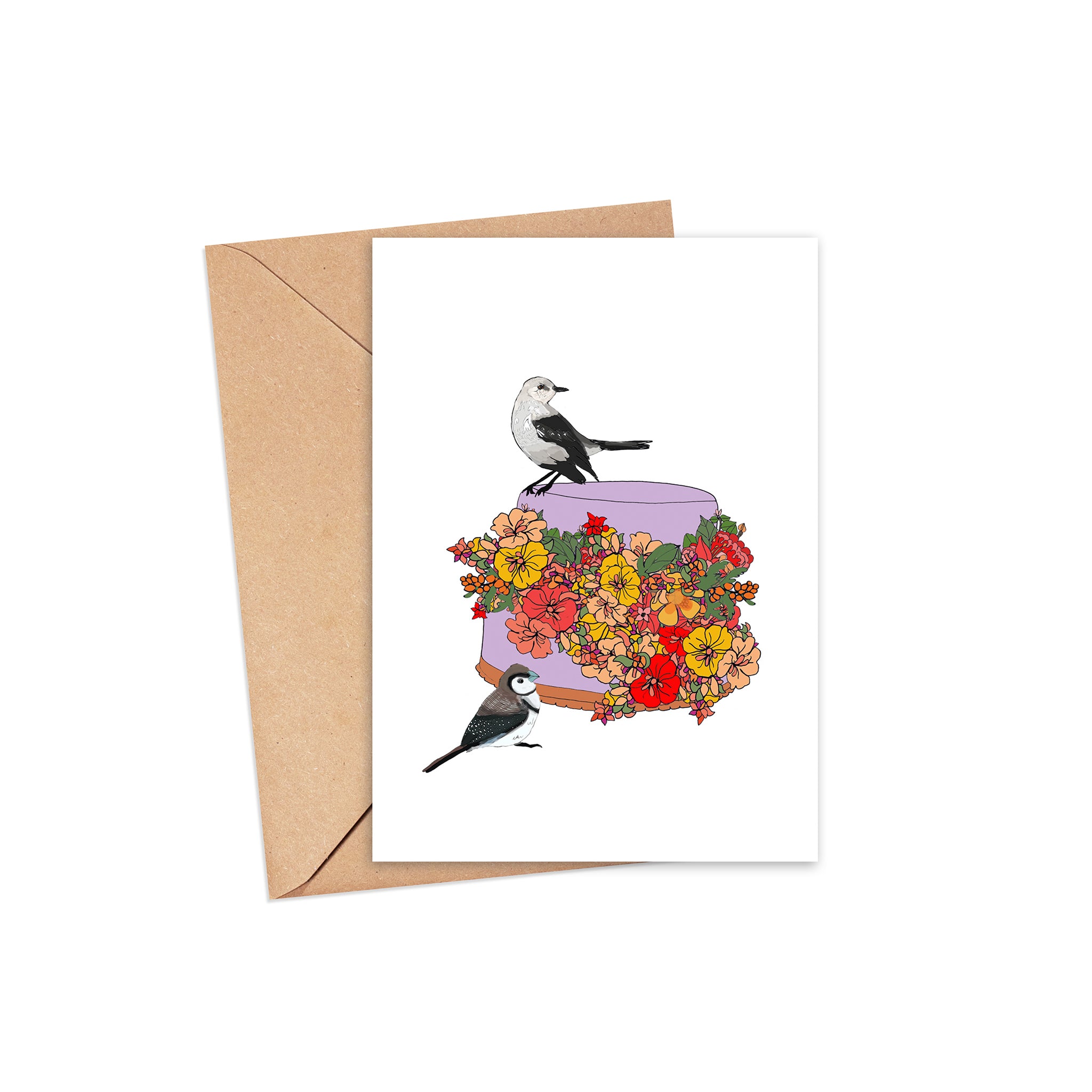 "Keep blooming" Blank Card