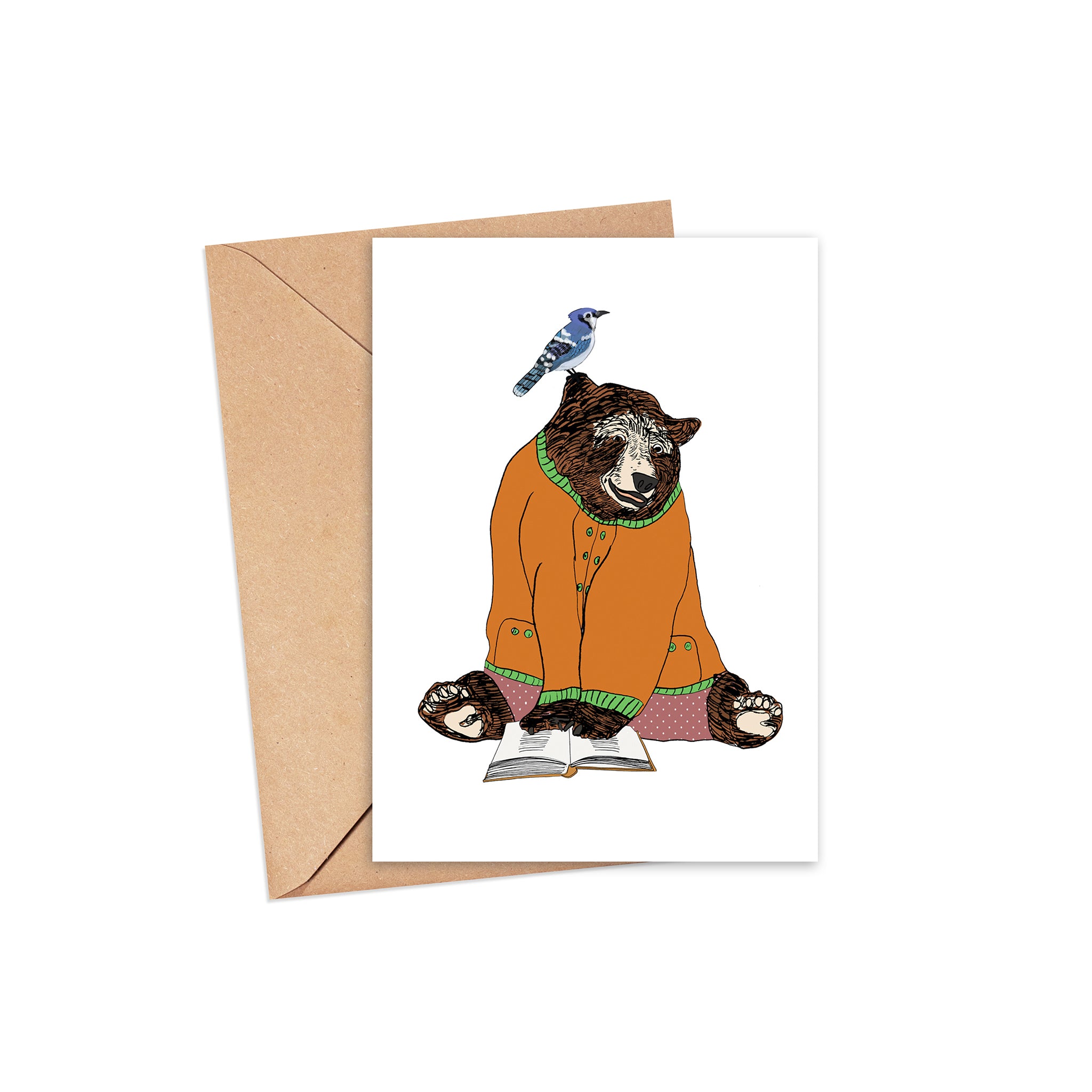 "Let's Hibernate" Blank Card