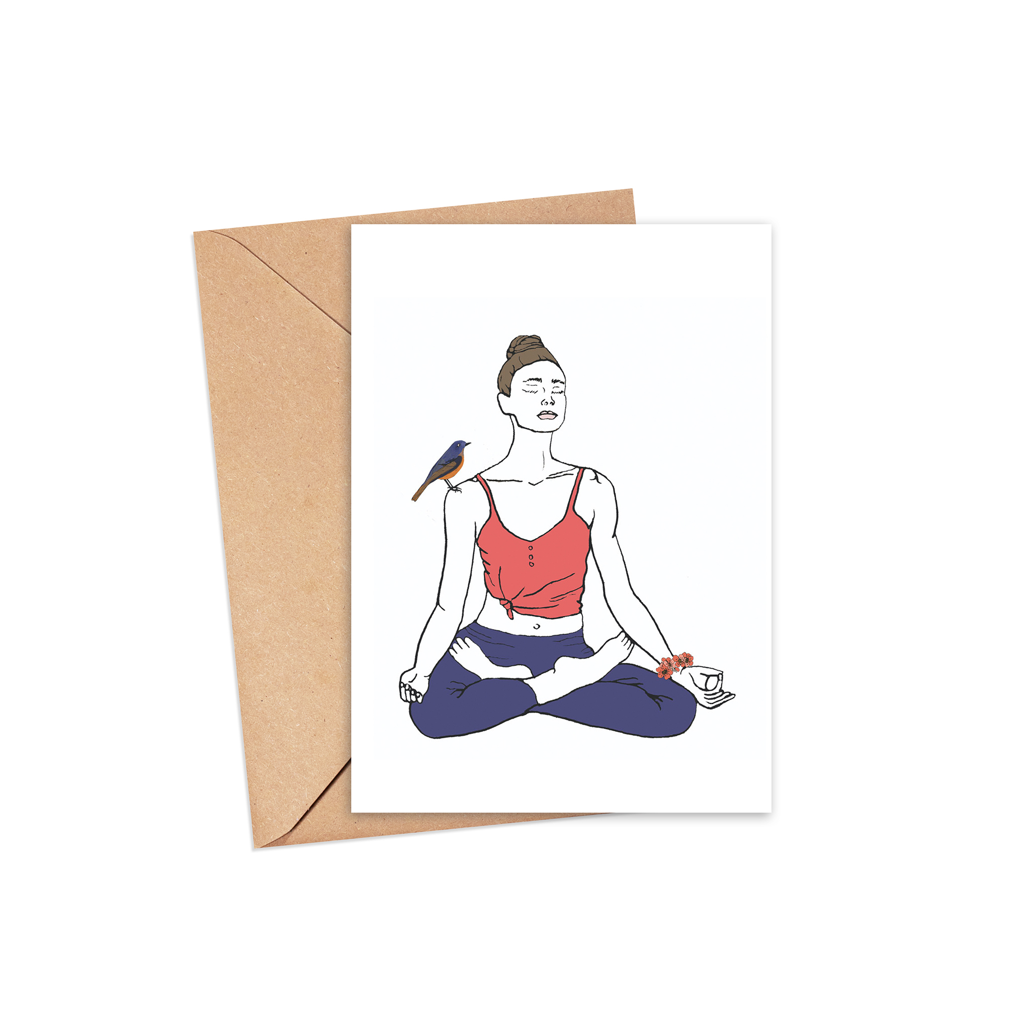 "Inner Peace" Blank Card