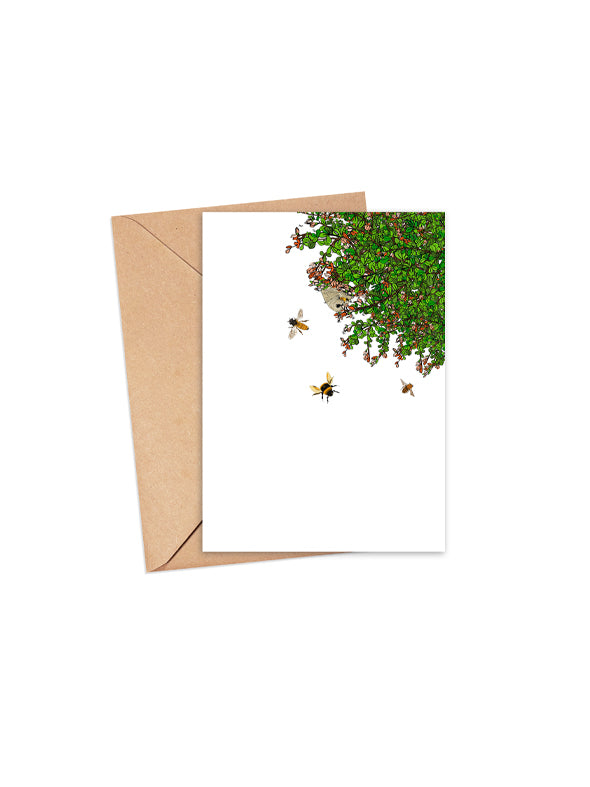 "Thanks for bee-ing you" Blank Card