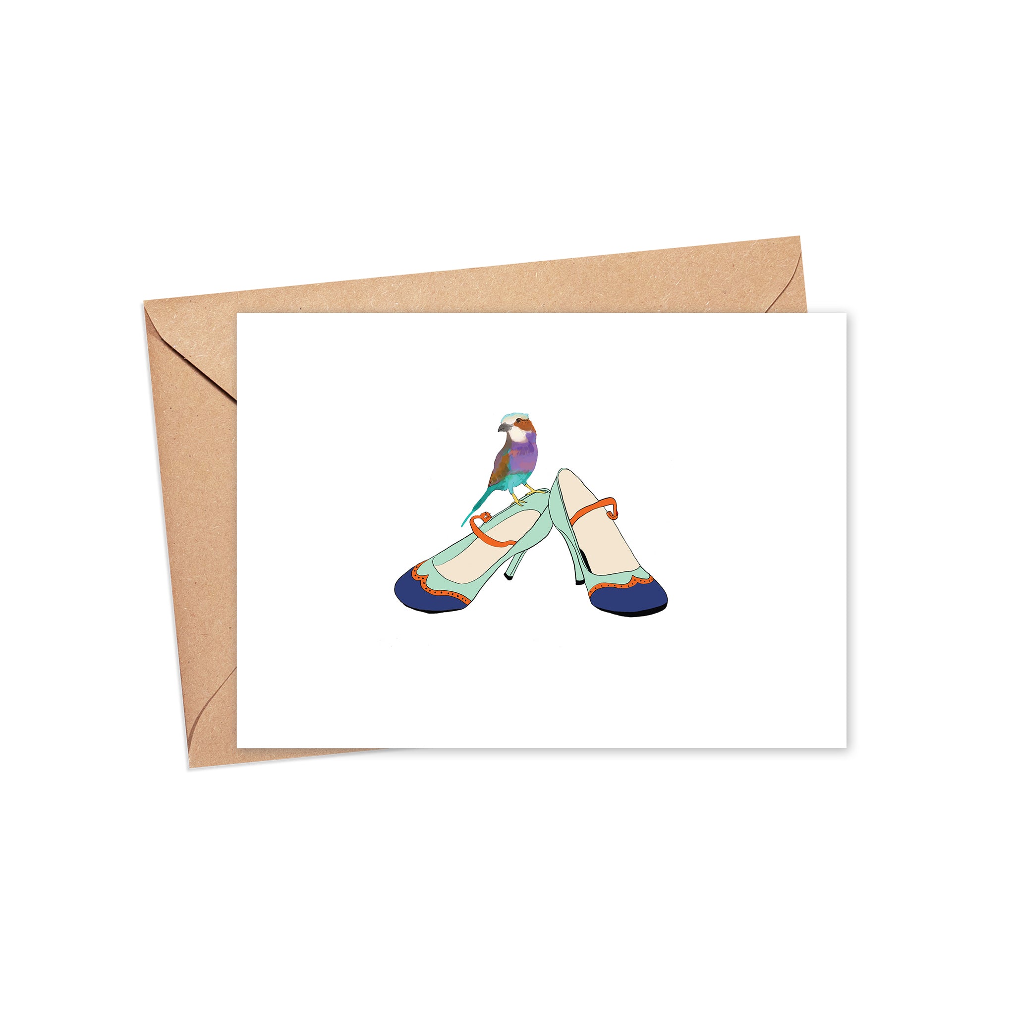 "Party shoes" Blank Card