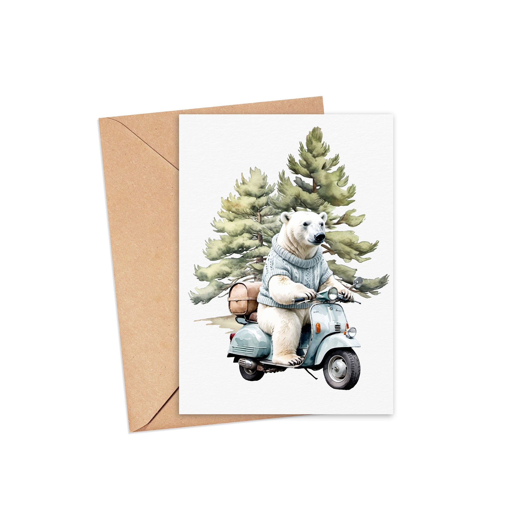 "Scoot on Over" Blank Card