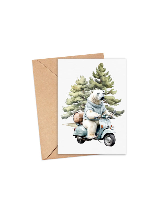 "Scoot on Over" Blank Card