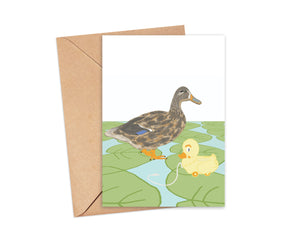 "Did someone say "Quack?" Flat Blank Card