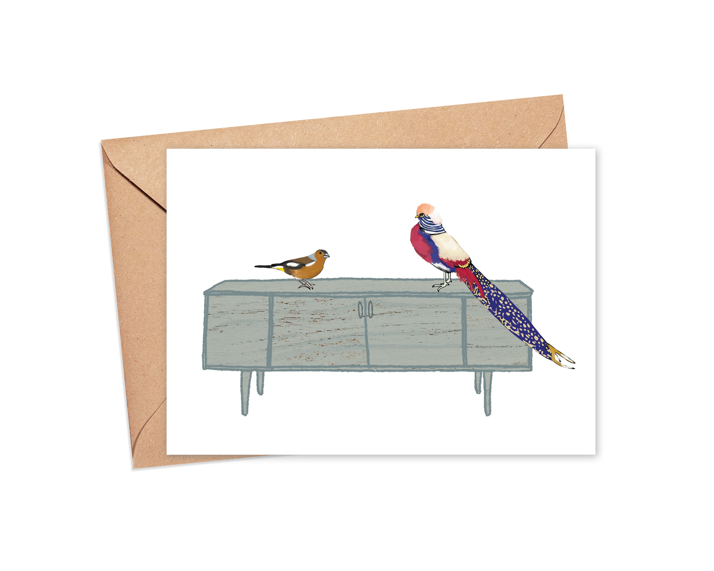 "Sideshow on the Sideboard" Blank Card