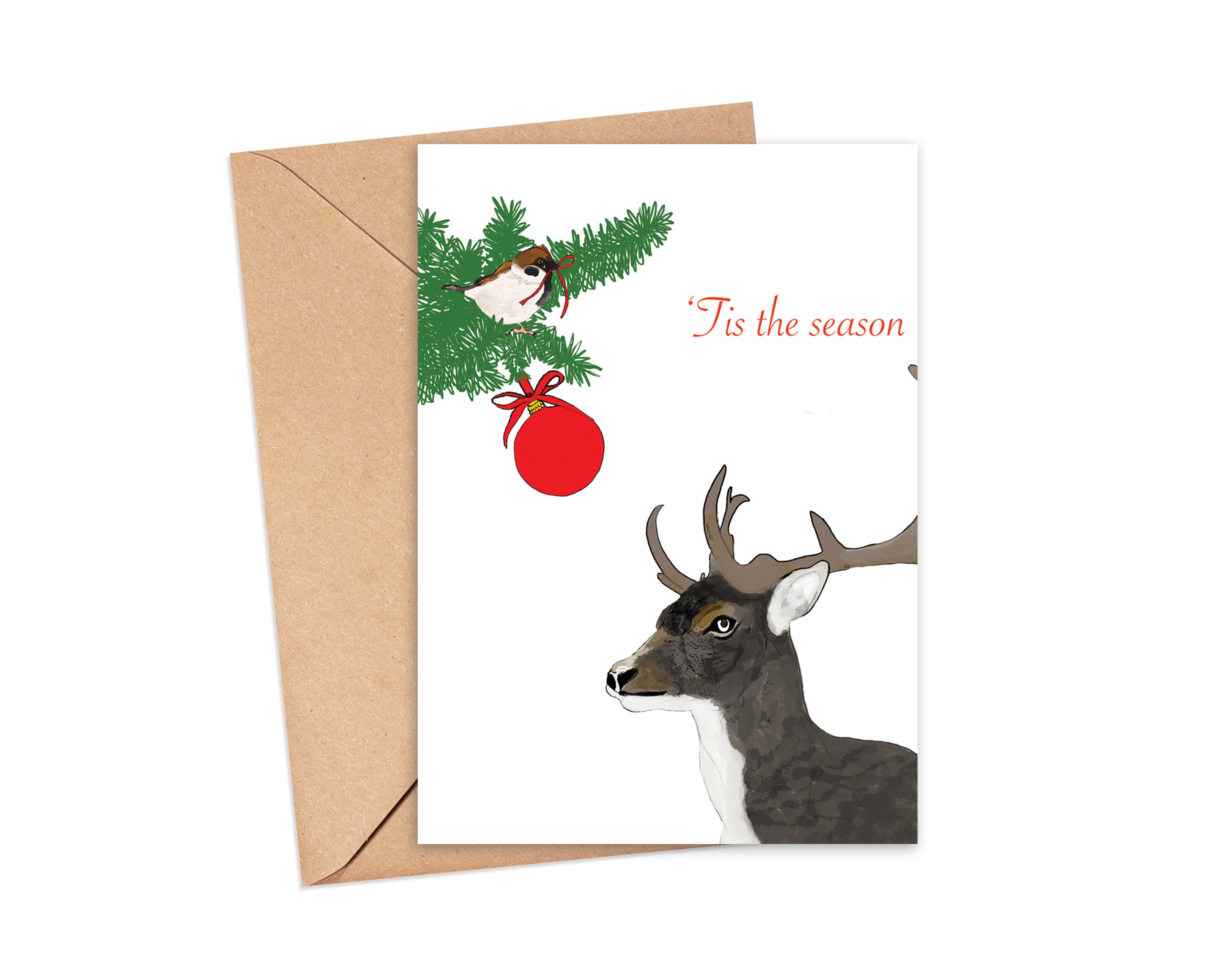 "Tis' the season" Blank Card