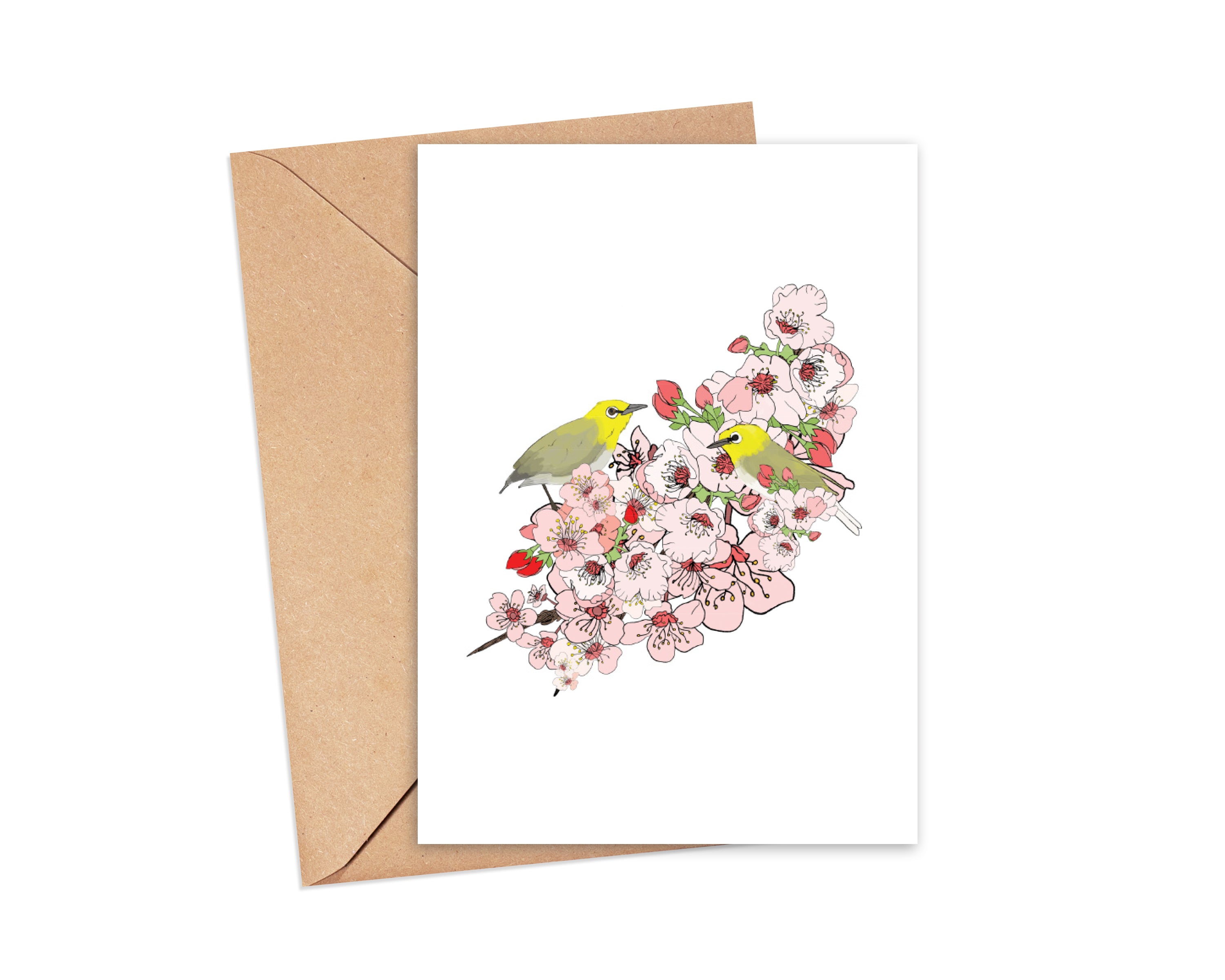 "Keep Blossoming" Blank Card