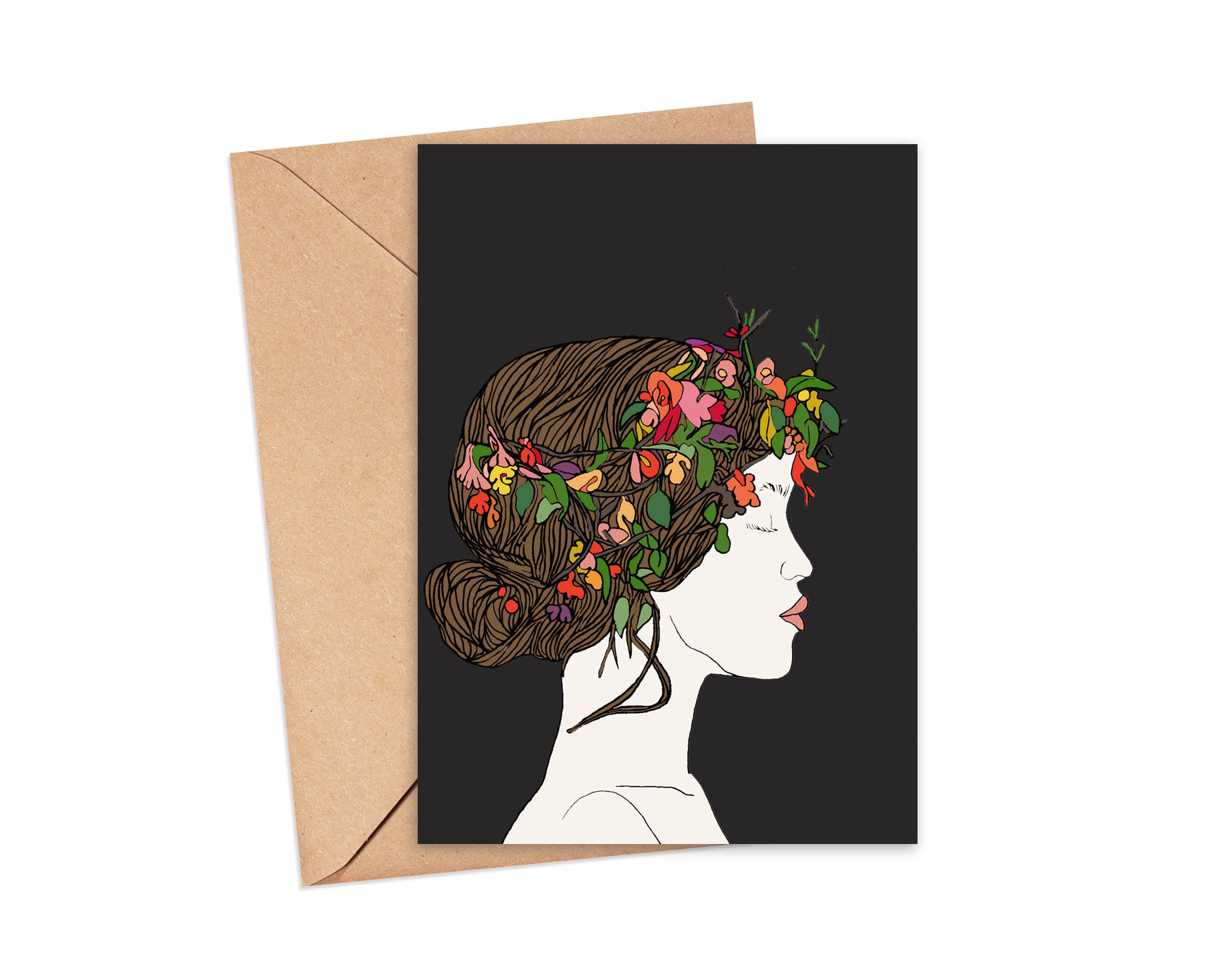 "A Natural Beauty" Blank Card