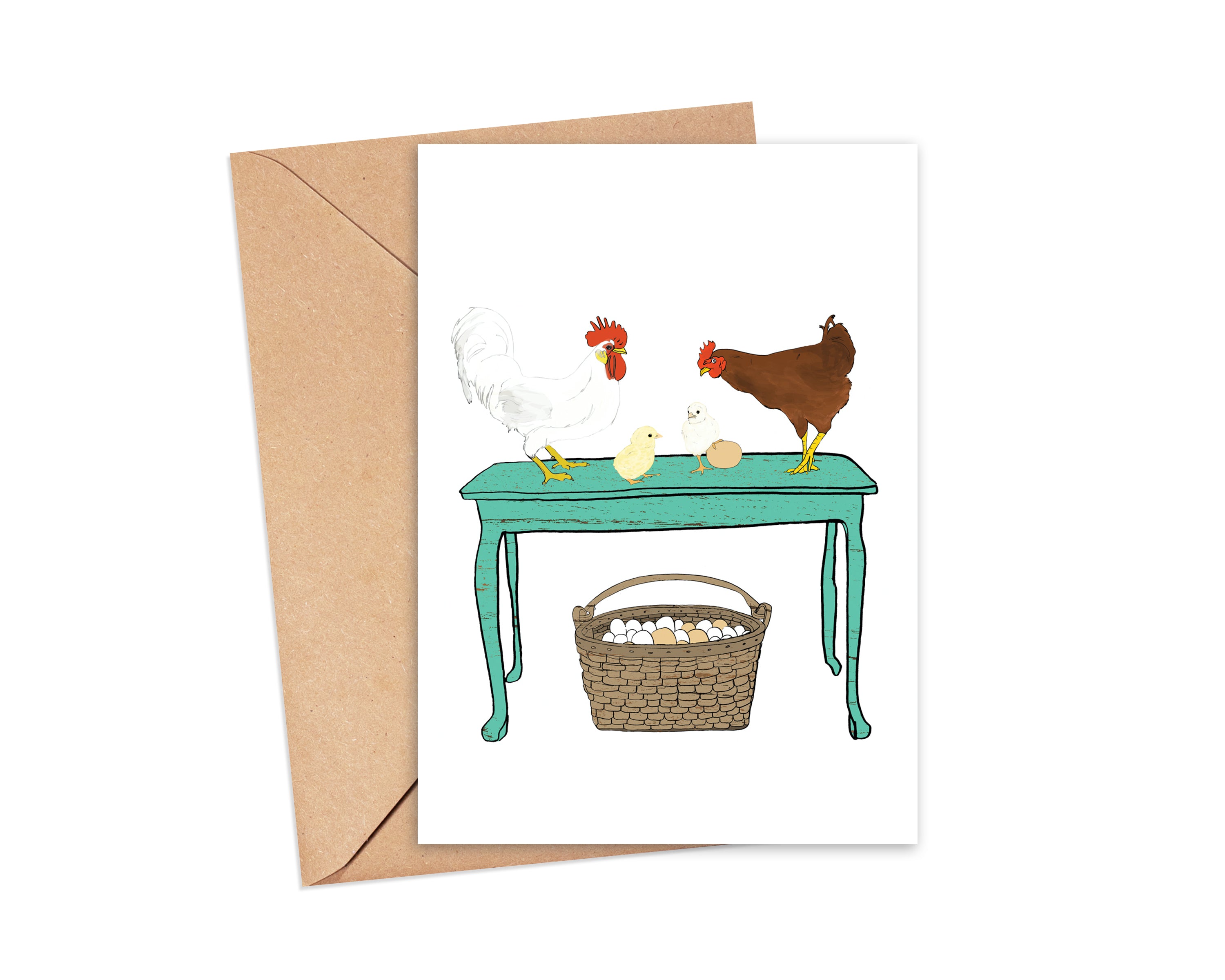 "Something great is about to be hatched" Blank Card